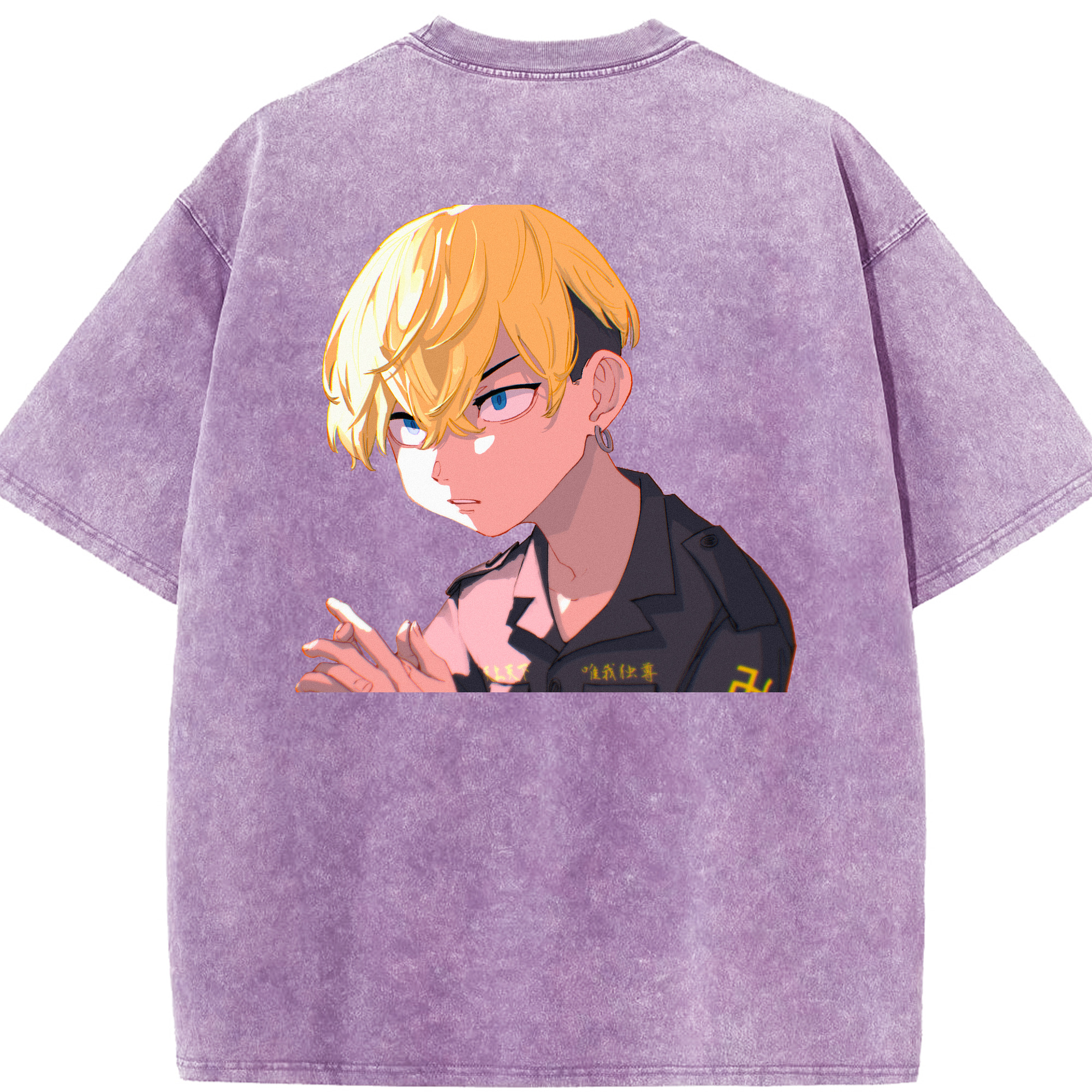 （画像用） 東京リベンジャーズ Tokyo Revengers 綿100% ヴィンテージ風 半袖Tシャツ（背面プリント）