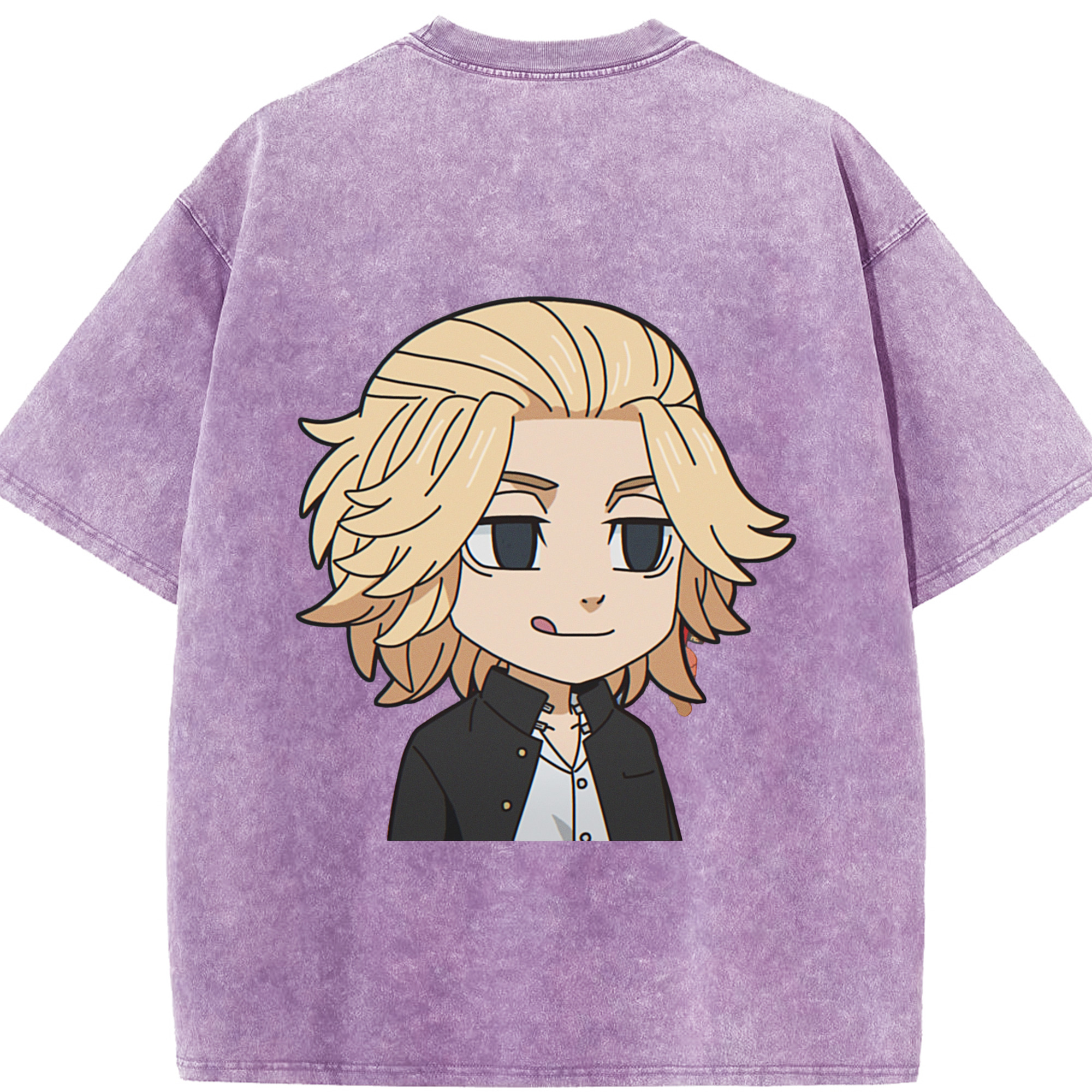 （画像用） 東京リベンジャーズ Tokyo Revengers 綿100% ヴィンテージ風 半袖Tシャツ（背面プリント）