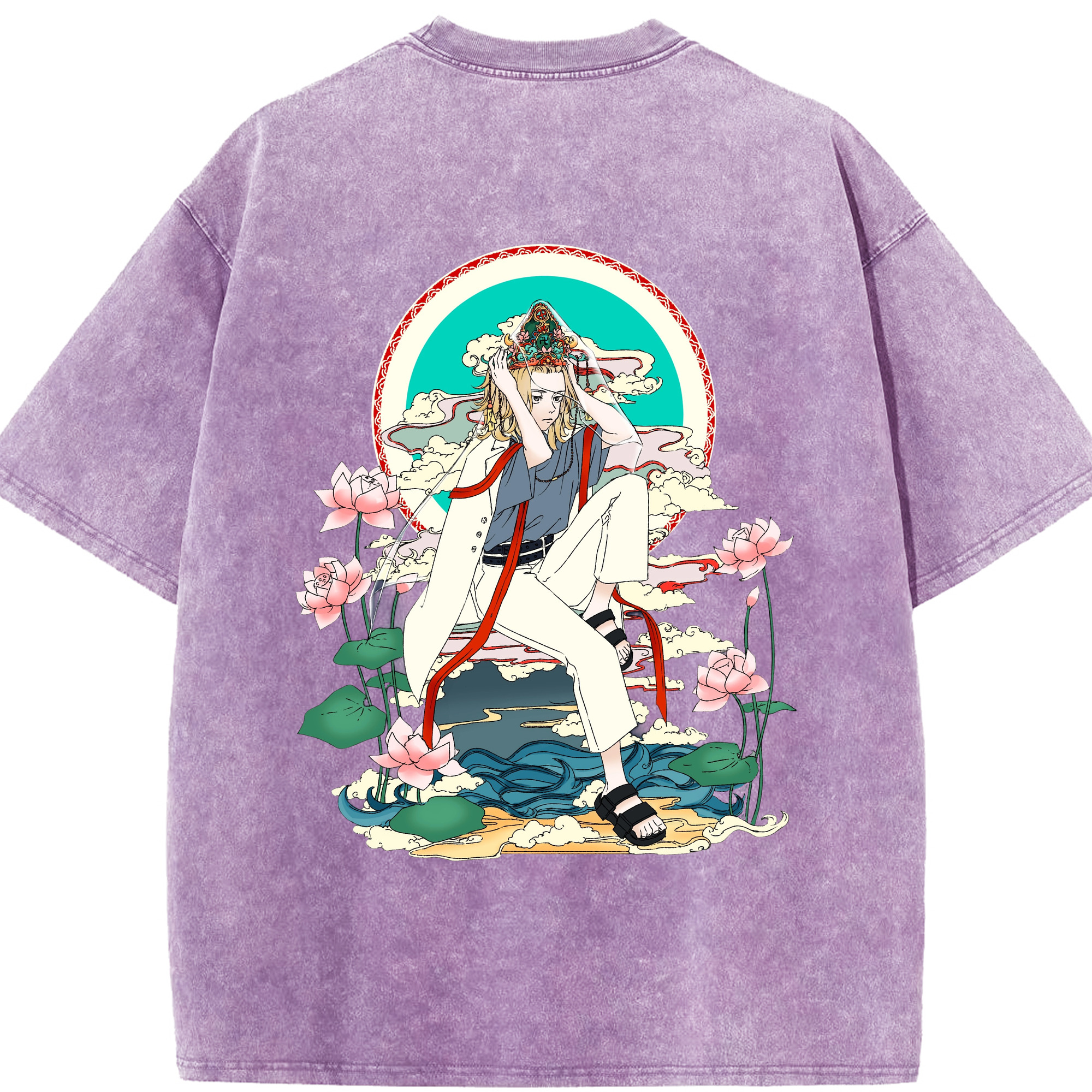 （画像用） 東京リベンジャーズ Tokyo Revengers 綿100% ヴィンテージ風 半袖Tシャツ（背面プリント）