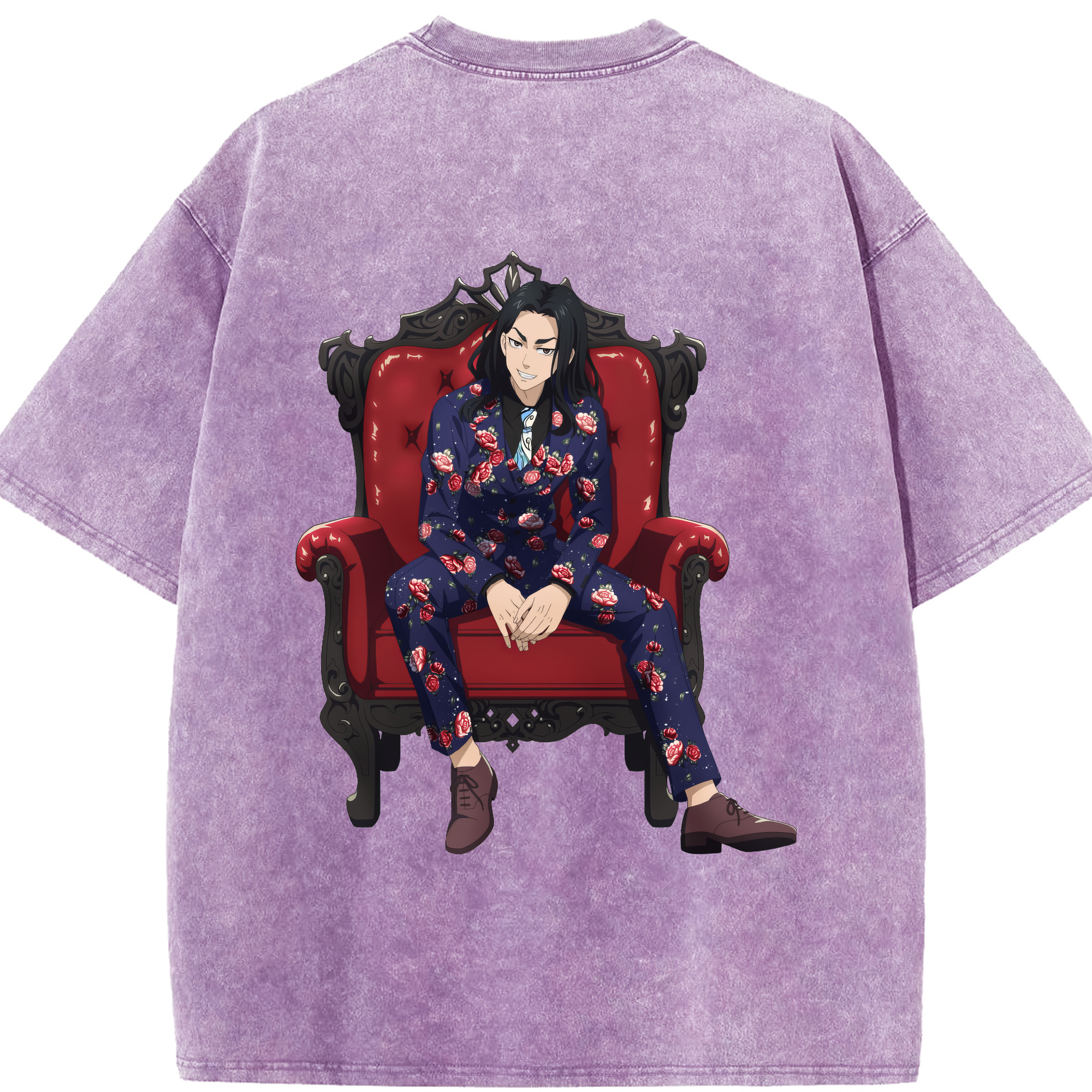 （画像用） 東京リベンジャーズ Tokyo Revengers 綿100% ヴィンテージ風 半袖Tシャツ（背面プリント）