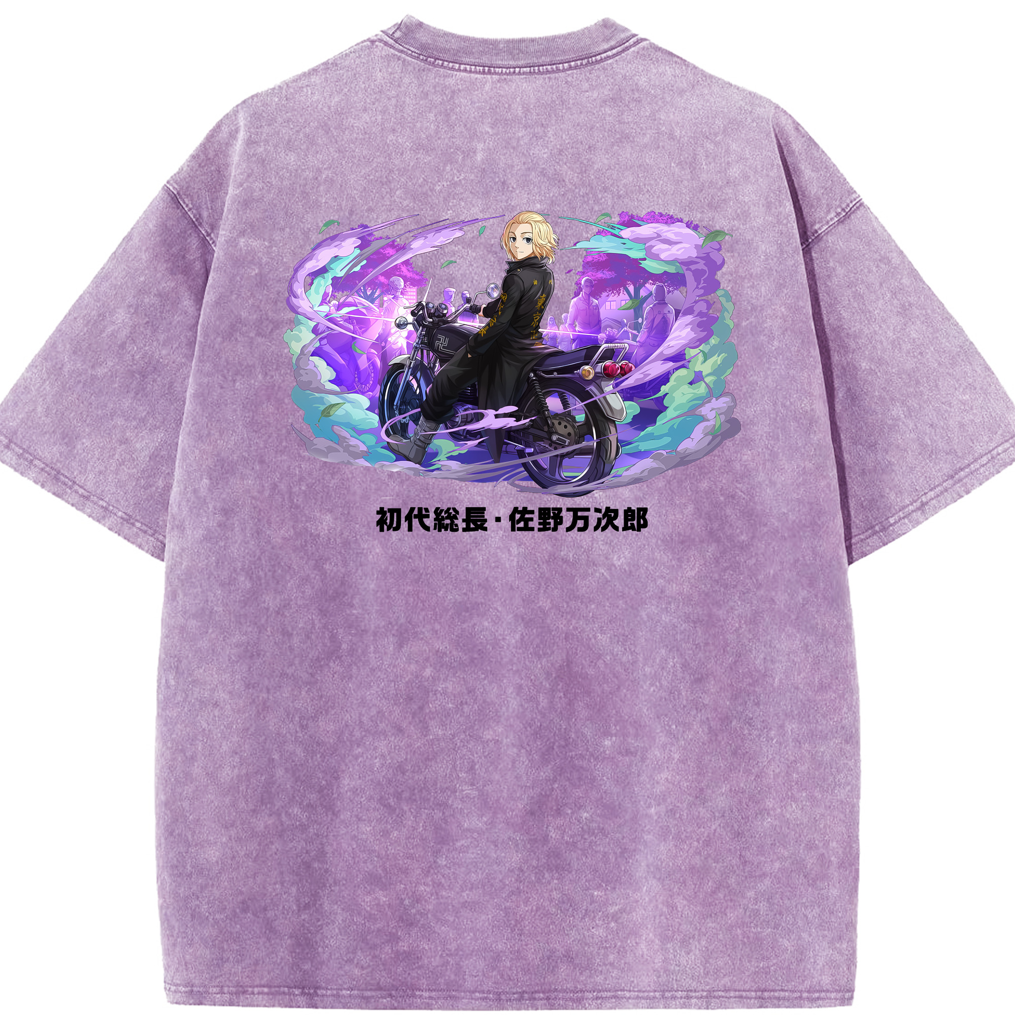 （画像用） 東京リベンジャーズ Tokyo Revengers 綿100% ヴィンテージ風 半袖Tシャツ（背面プリント）