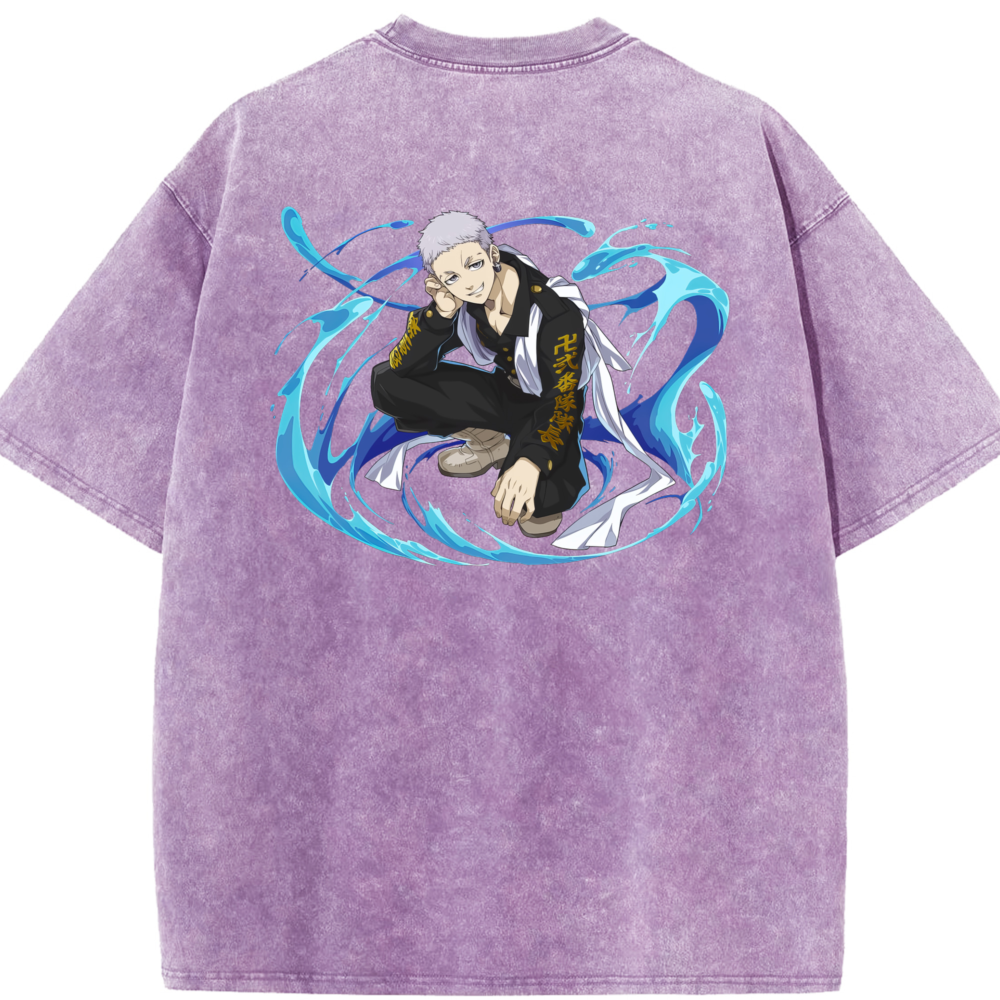 （画像用） 東京リベンジャーズ Tokyo Revengers 綿100% ヴィンテージ風 半袖Tシャツ（背面プリント）