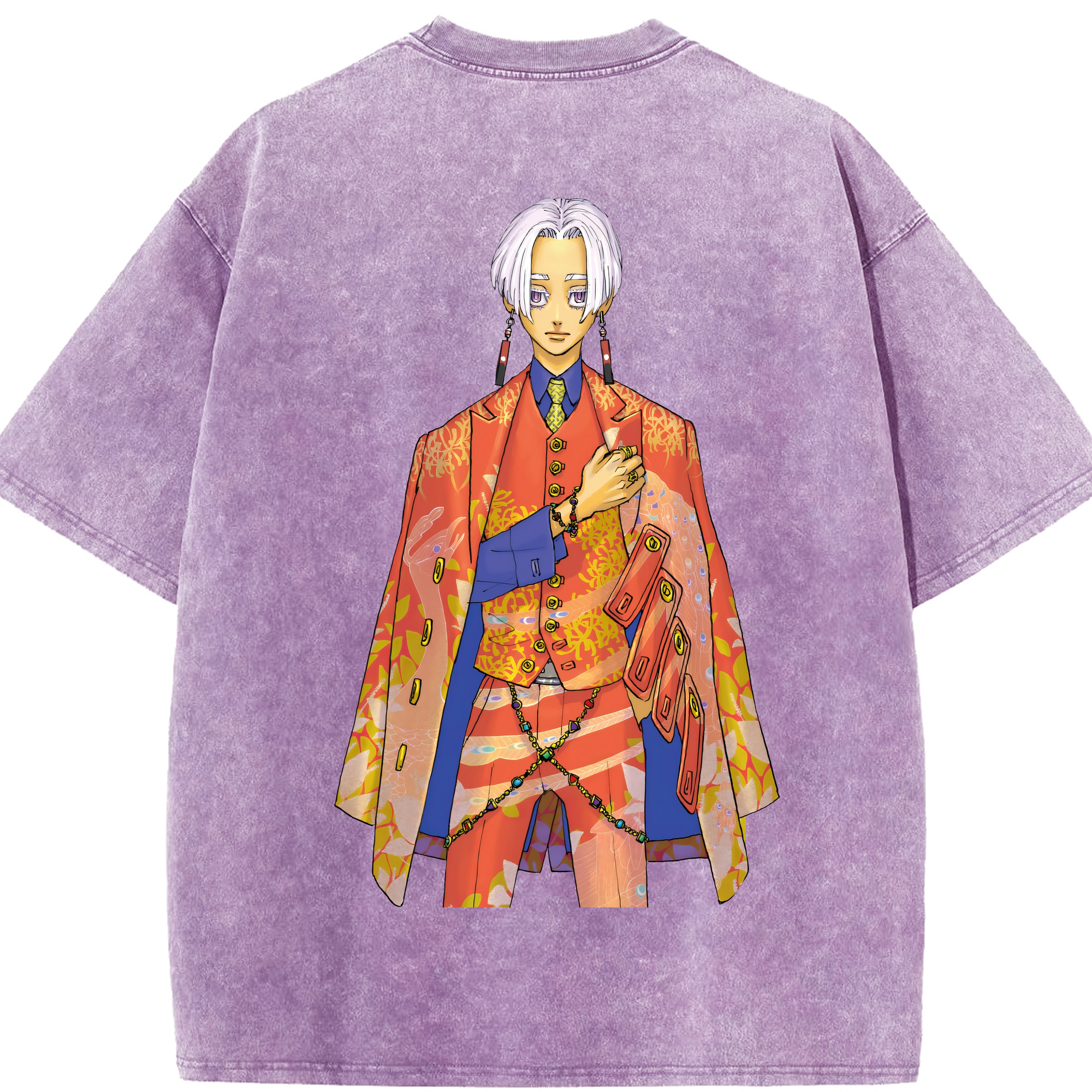 （画像用） 東京リベンジャーズ Tokyo Revengers 綿100% ヴィンテージ風 半袖Tシャツ（背面プリント）