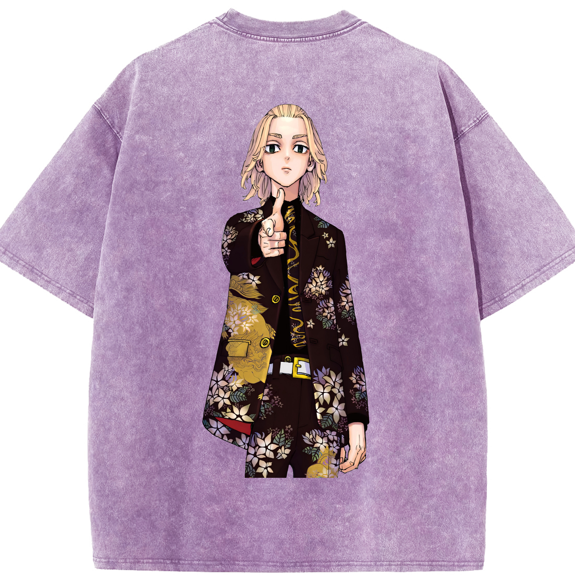 （画像用） 東京リベンジャーズ Tokyo Revengers 綿100% ヴィンテージ風 半袖Tシャツ（背面プリント）