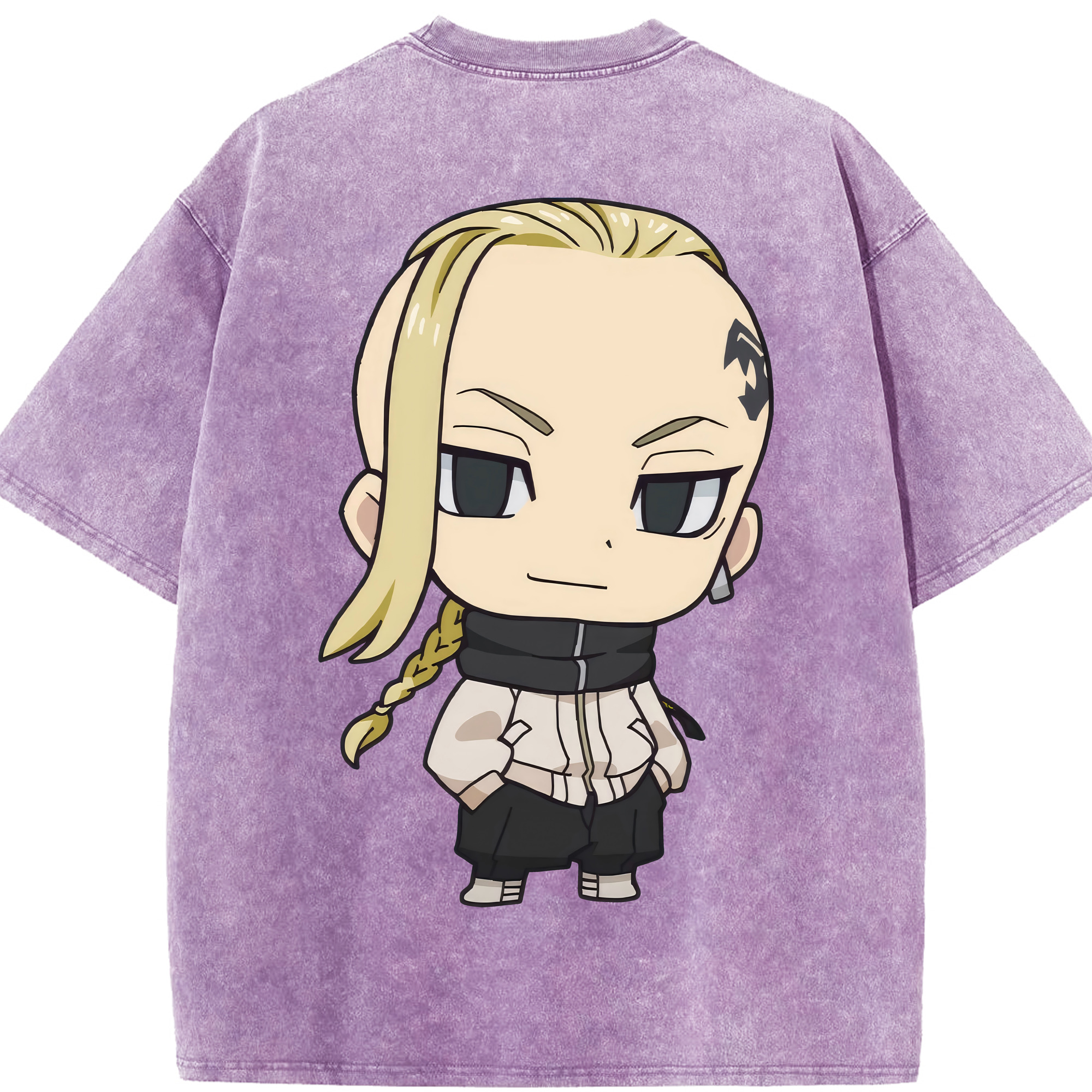 （画像用） 東京リベンジャーズ Tokyo Revengers 綿100% ヴィンテージ風 半袖Tシャツ（背面プリント）