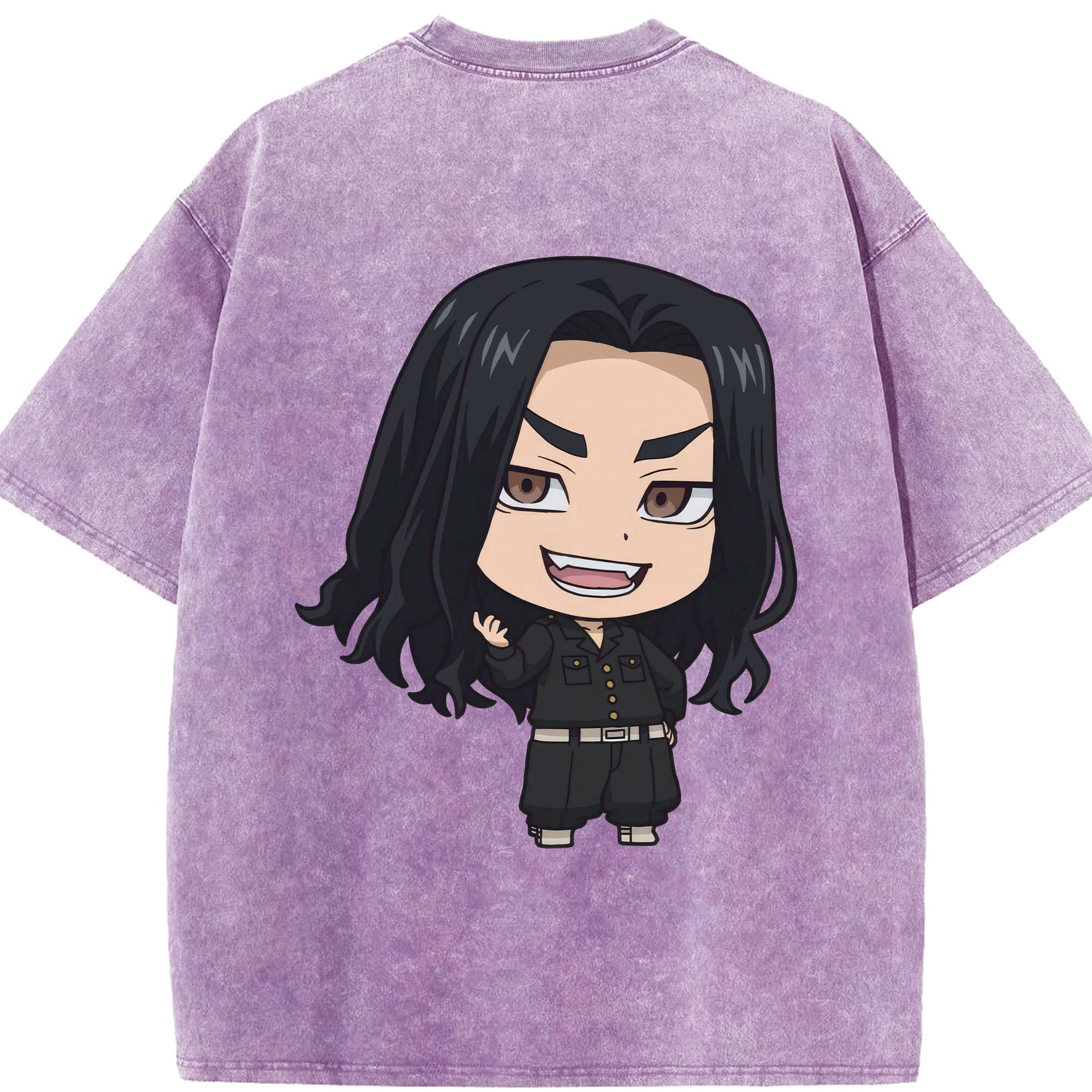 （画像用） 東京リベンジャーズ Tokyo Revengers 綿100% ヴィンテージ風 半袖Tシャツ（背面プリント）
