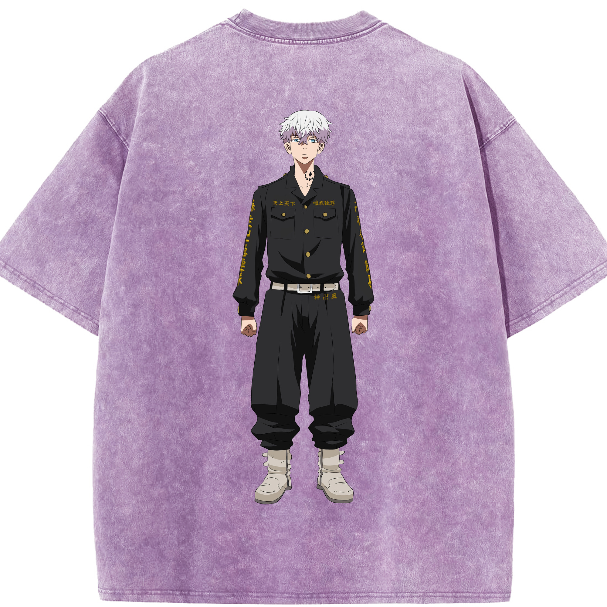 （画像用） 東京リベンジャーズ Tokyo Revengers 綿100% ヴィンテージ風 半袖Tシャツ（背面プリント）