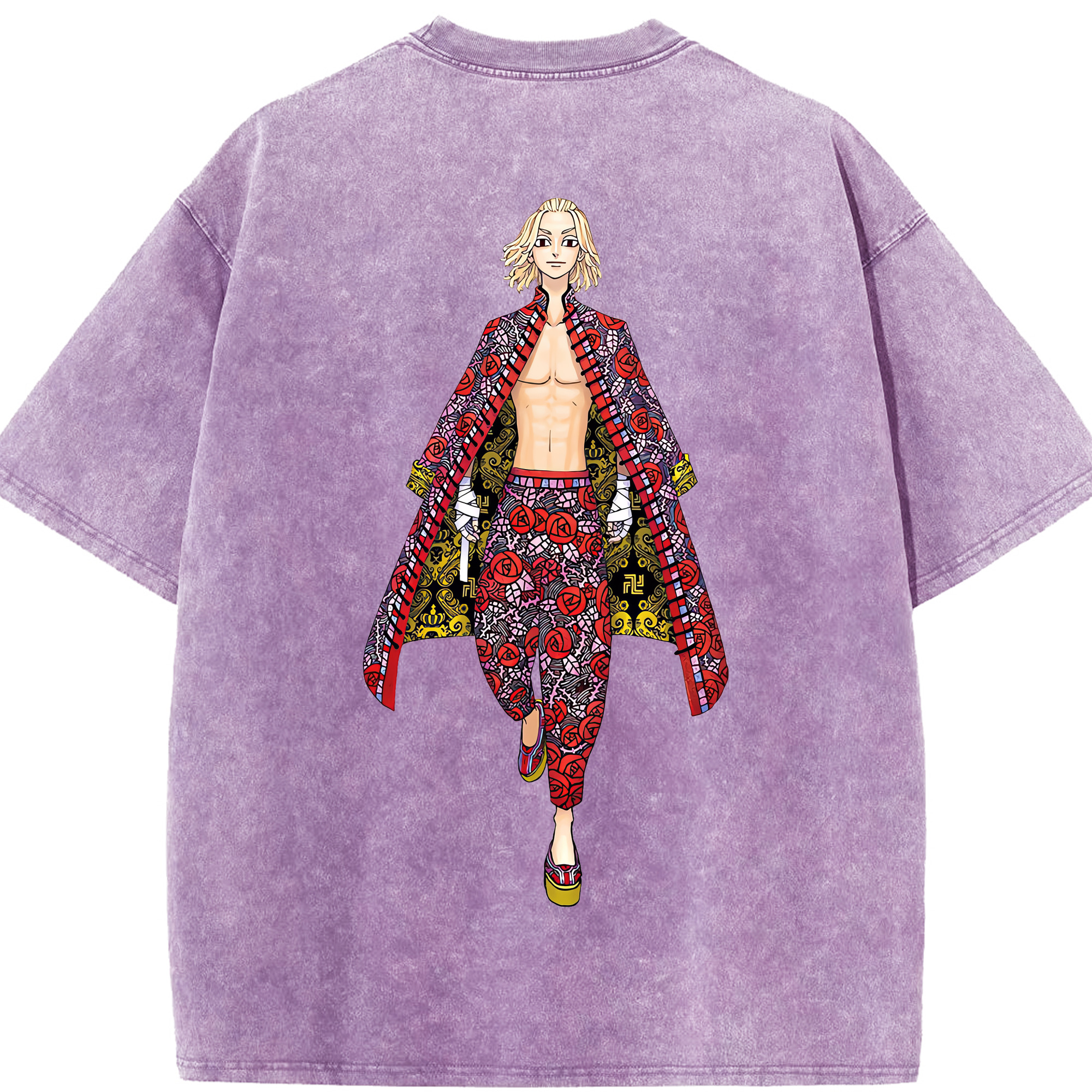 （画像用） 東京リベンジャーズ Tokyo Revengers 綿100% ヴィンテージ風 半袖Tシャツ（背面プリント）
