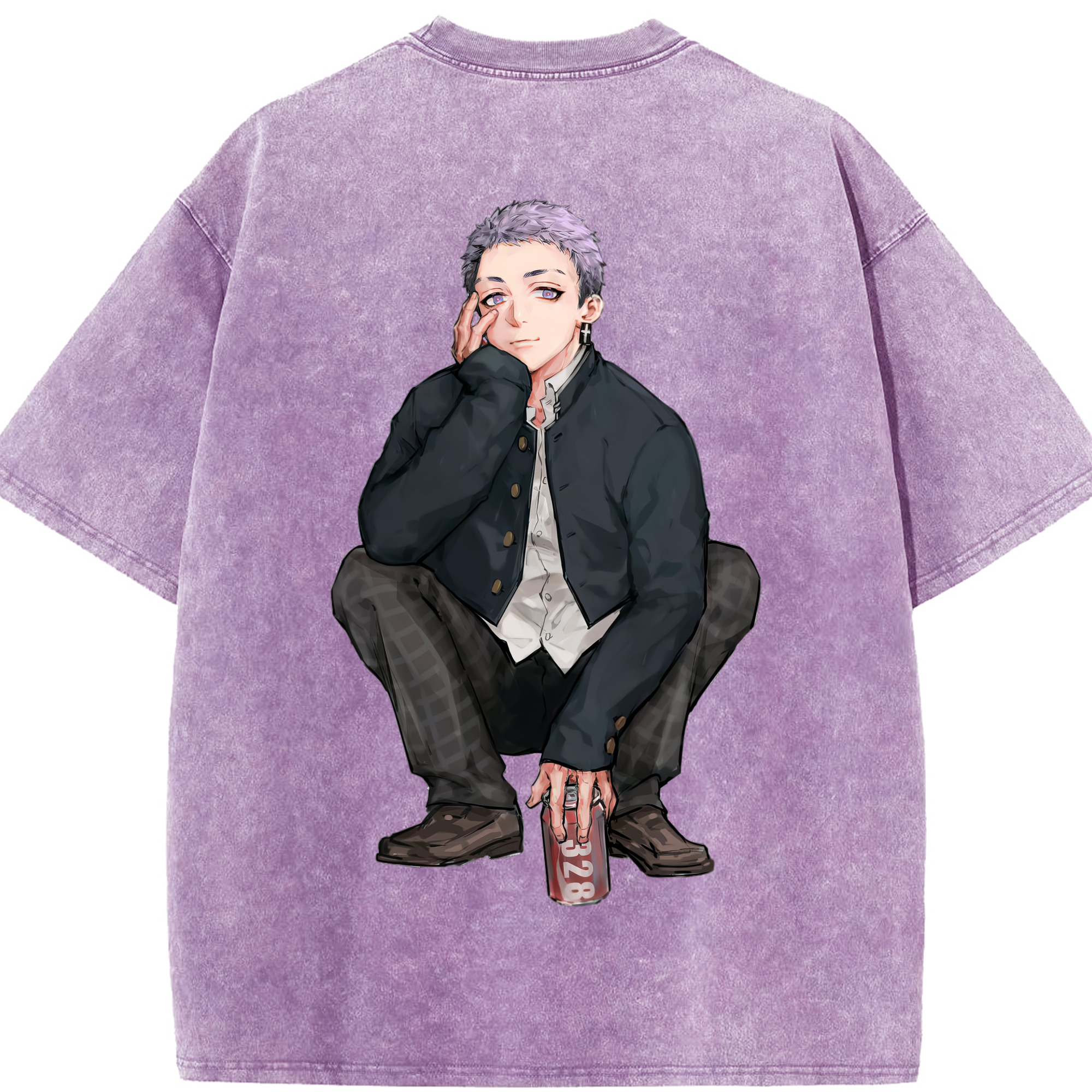 （画像用） 東京リベンジャーズ Tokyo Revengers 綿100% ヴィンテージ風 半袖Tシャツ（背面プリント）