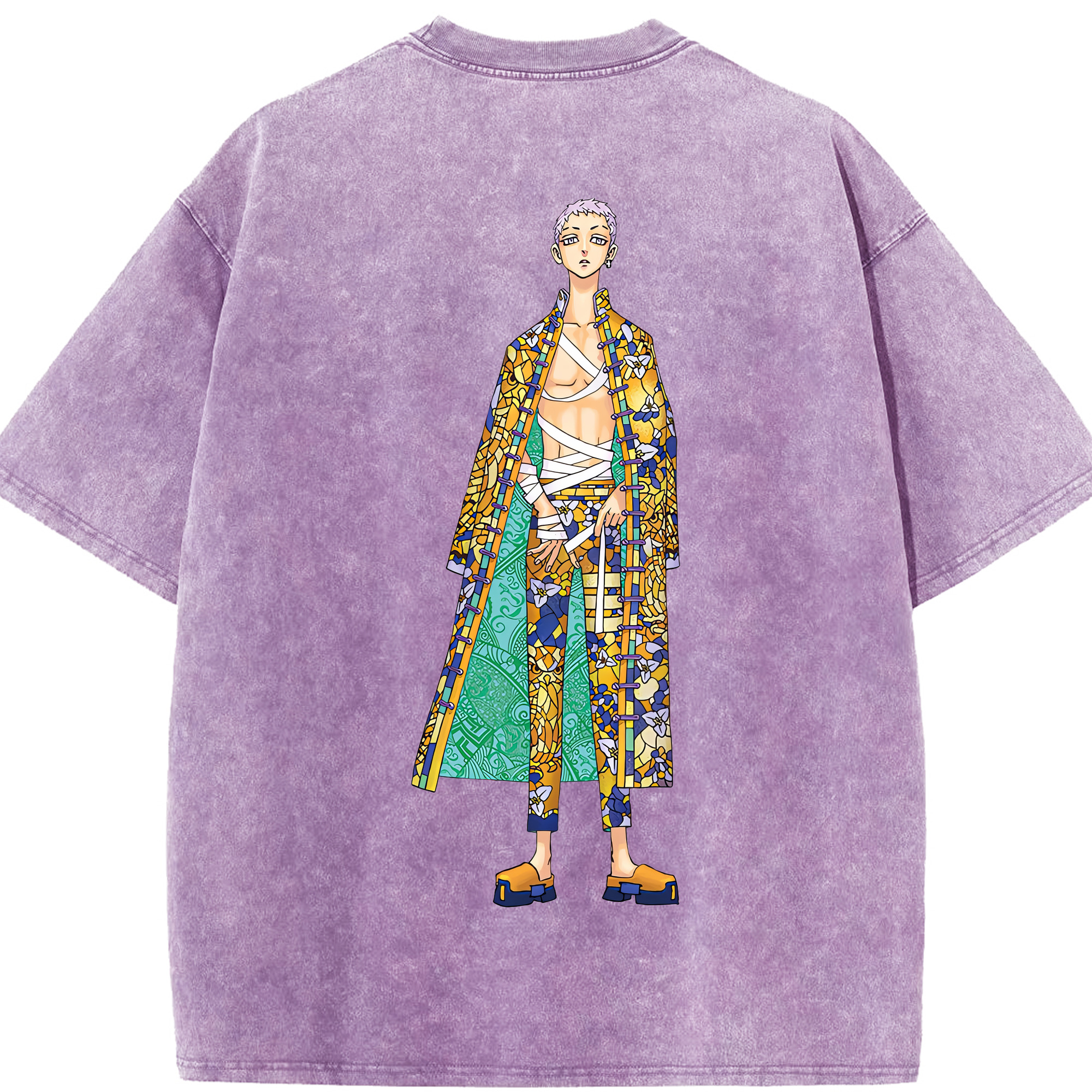 （画像用） 東京リベンジャーズ Tokyo Revengers 綿100% ヴィンテージ風 半袖Tシャツ（背面プリント）