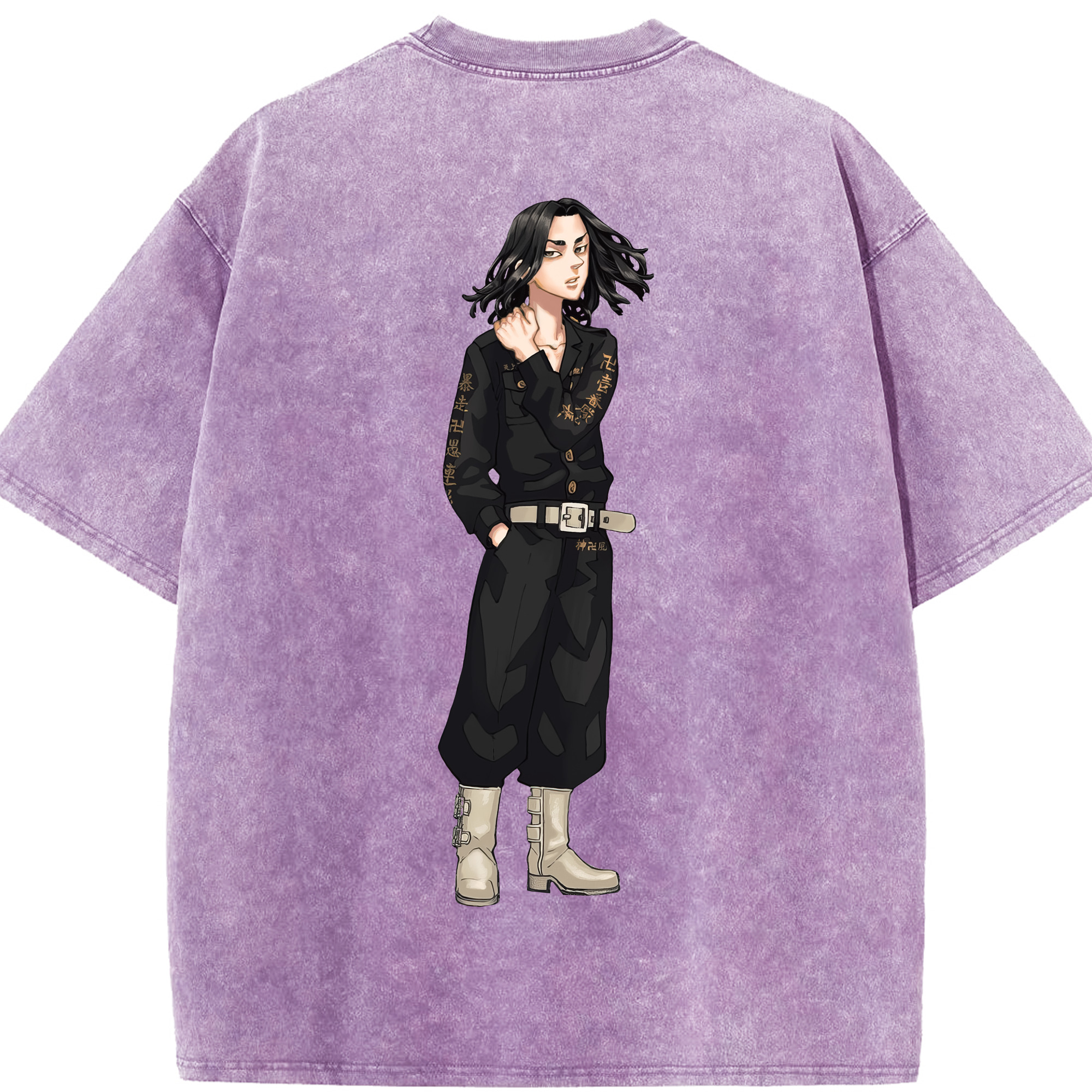 （画像用） 東京リベンジャーズ Tokyo Revengers 綿100% ヴィンテージ風 半袖Tシャツ（背面プリント）