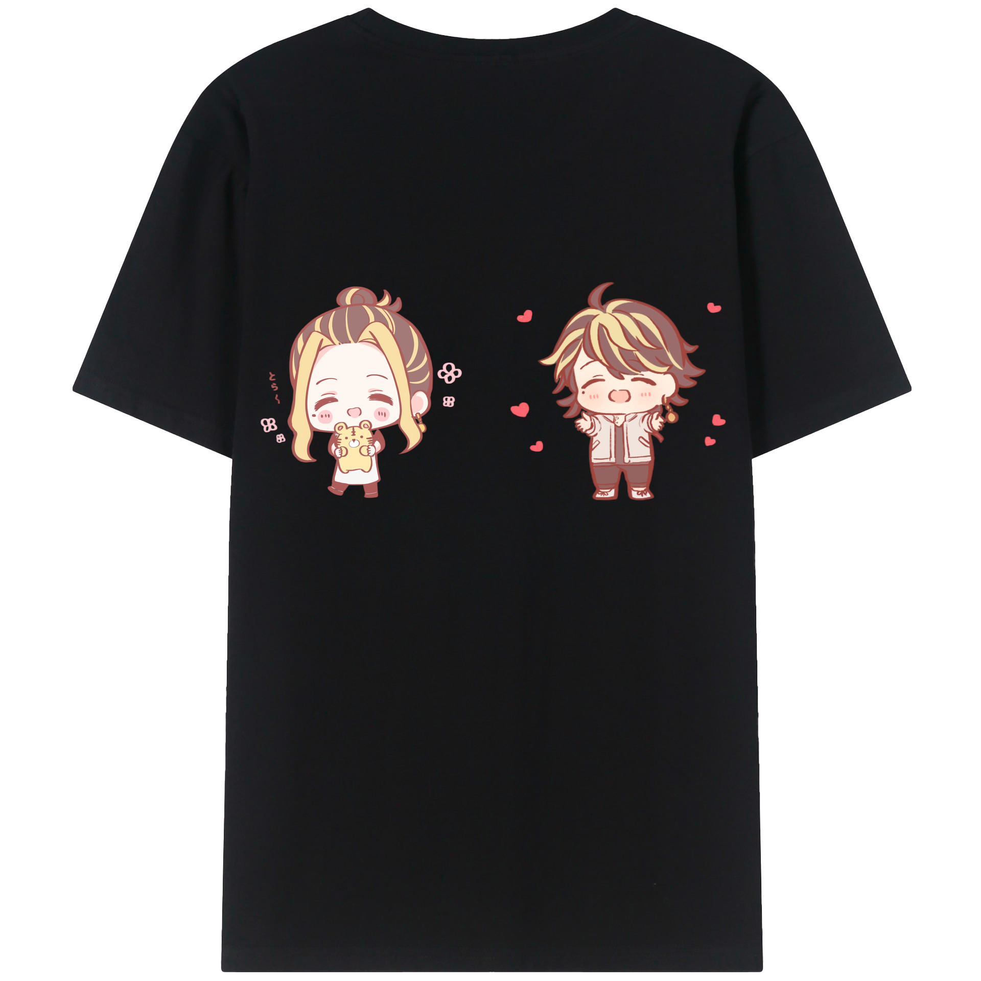 （画像用） 東京リベンジャーズ Tokyo Revengers 綿100％ メンズ半袖Tシャツ（バックプリント） 通気性