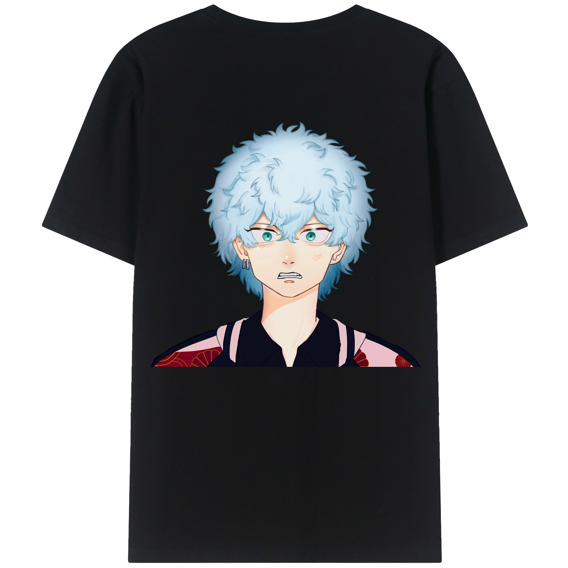 （画像用） 東京リベンジャーズ Tokyo Revengers 綿100％ メンズ半袖Tシャツ（バックプリント） 通気性