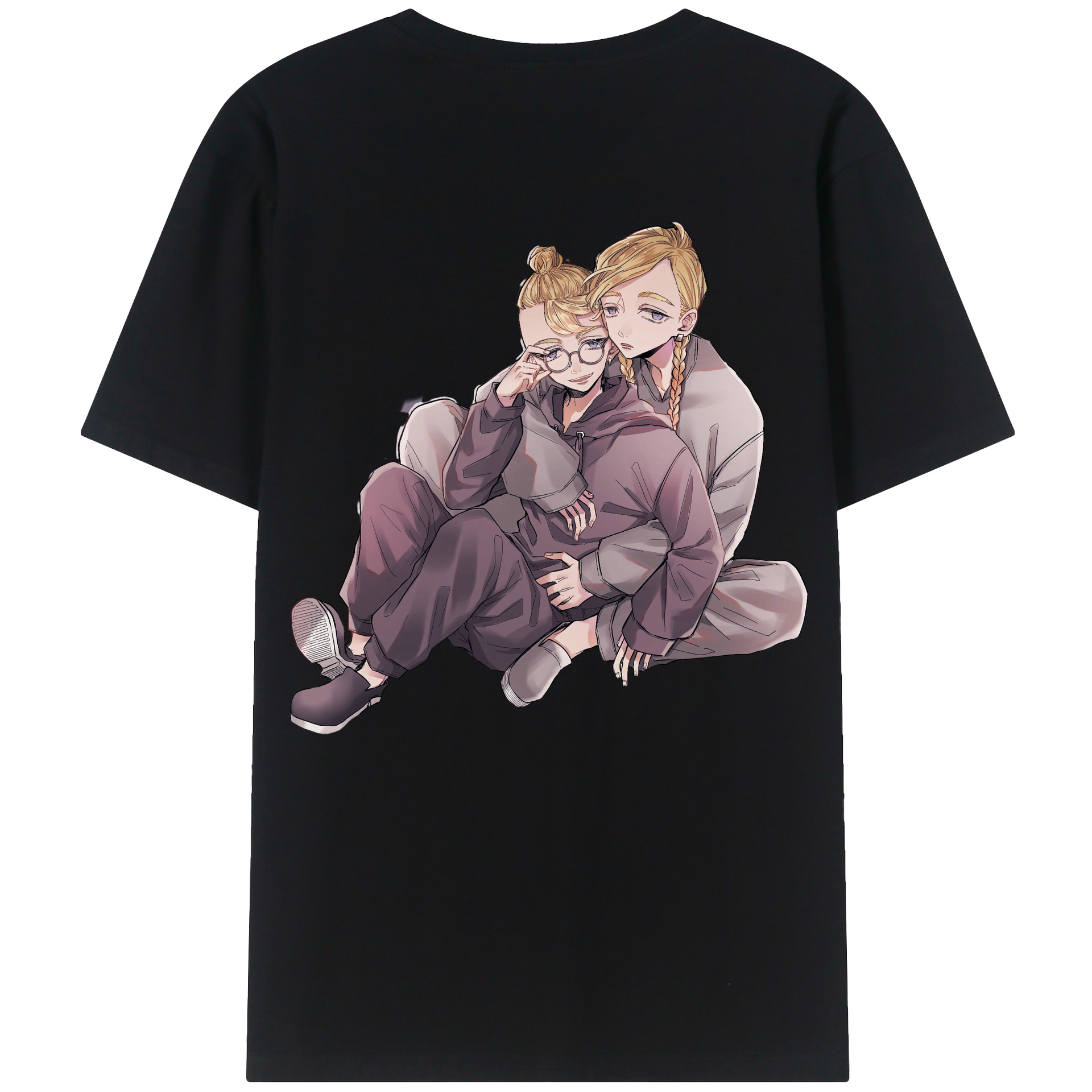 （画像用） 東京リベンジャーズ Tokyo Revengers 綿100％ メンズ半袖Tシャツ（バックプリント） 通気性