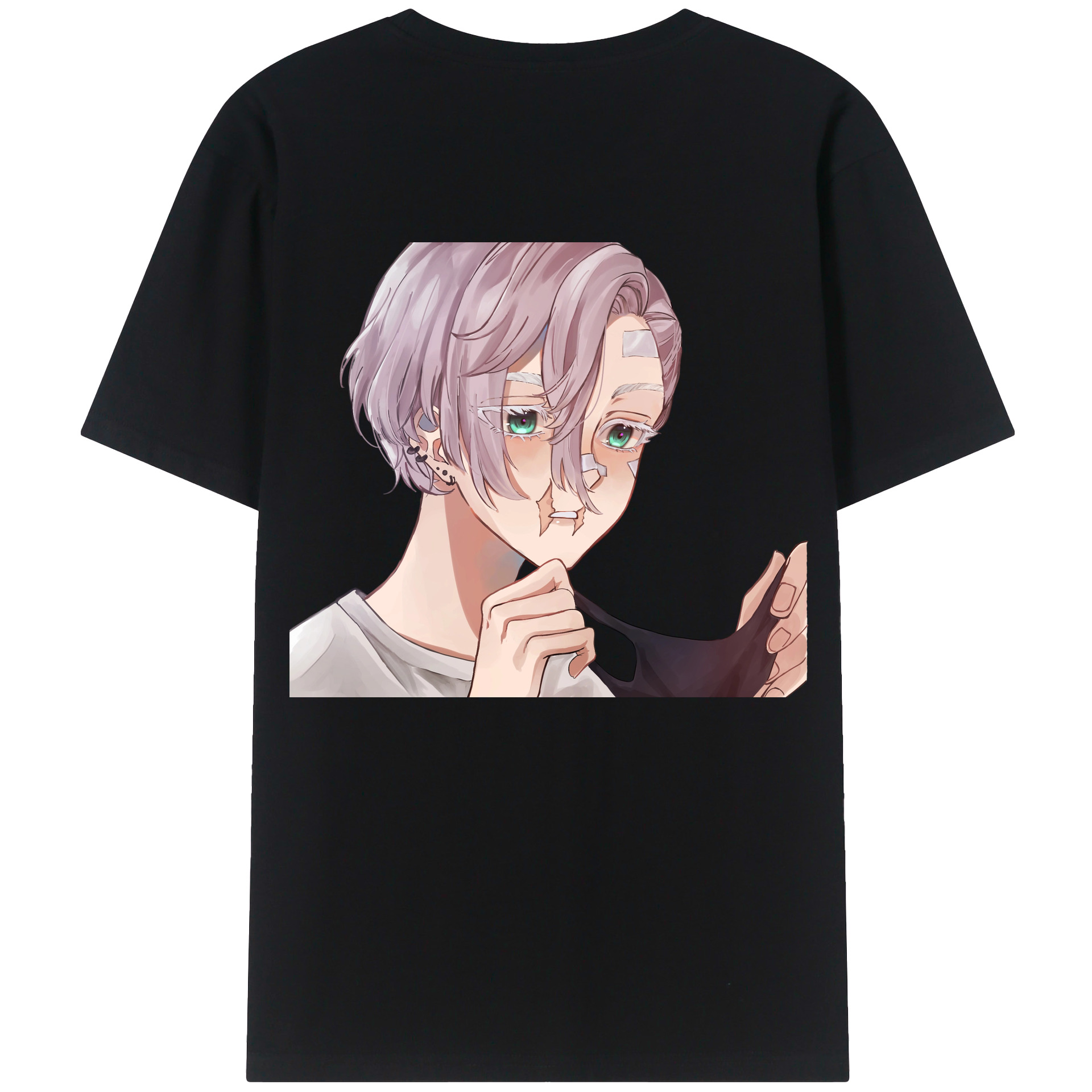 （画像用） 東京リベンジャーズ Tokyo Revengers 綿100％ メンズ半袖Tシャツ（バックプリント） 通気性