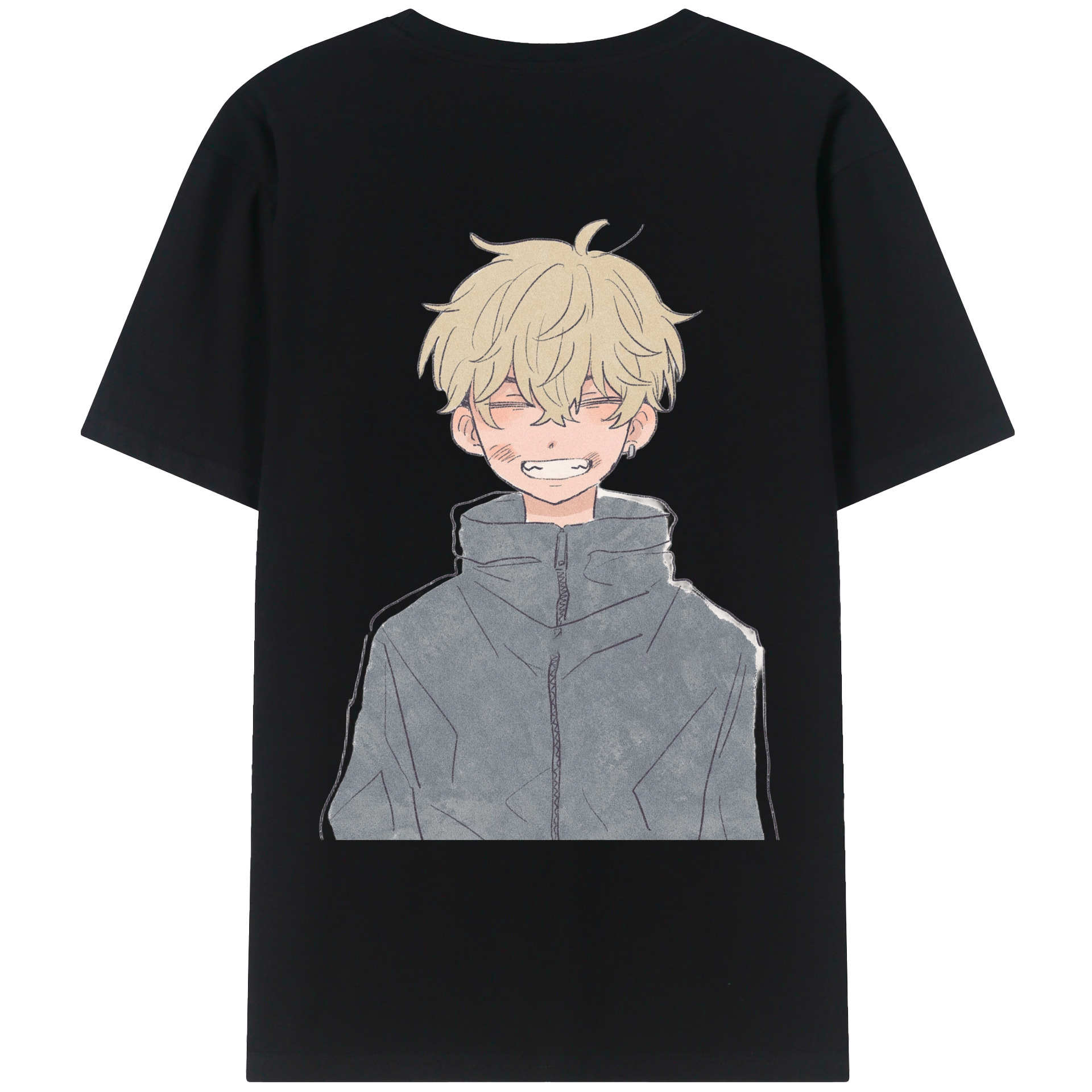 （画像用） 東京リベンジャーズ Tokyo Revengers 綿100％ メンズ半袖Tシャツ（バックプリント） 通気性