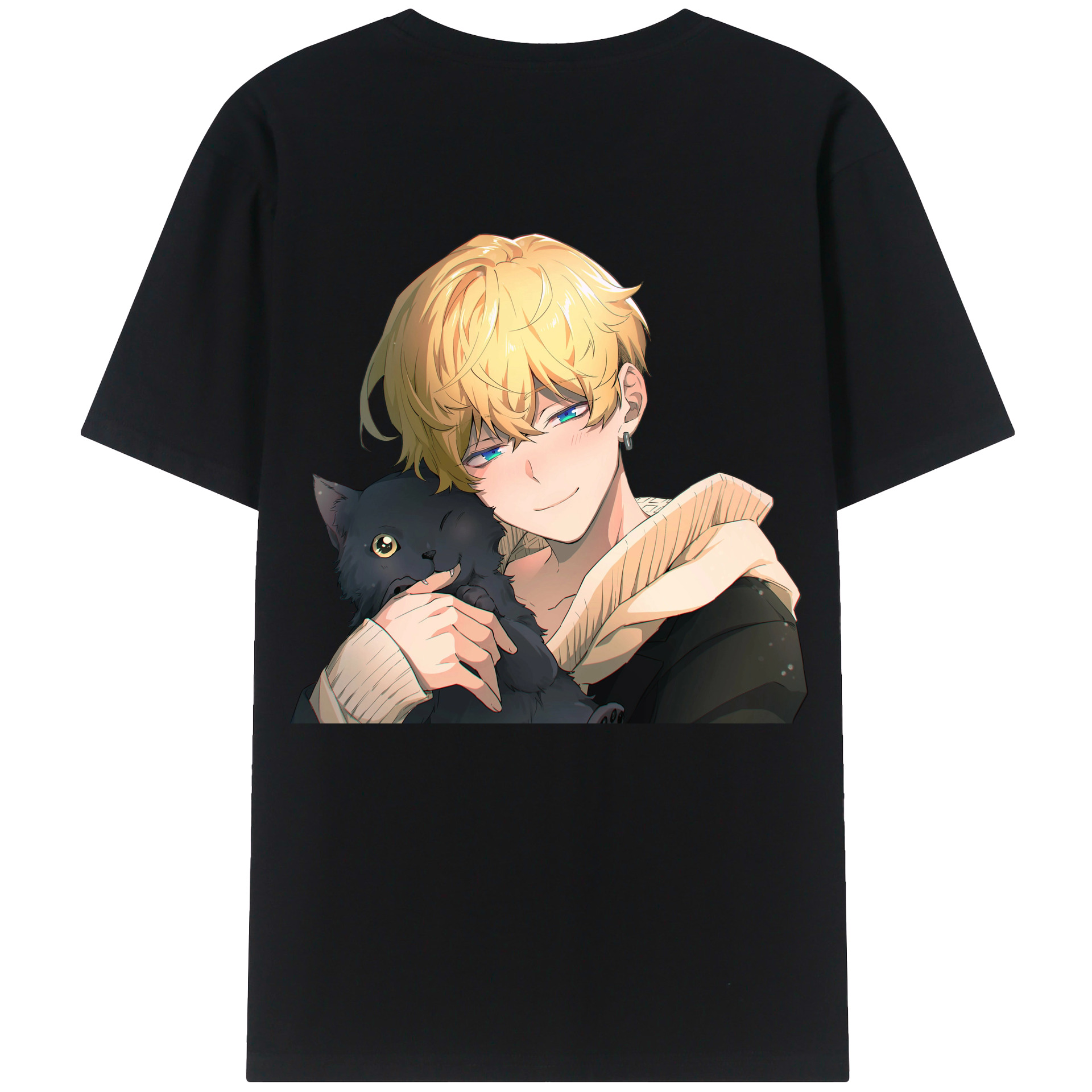 （画像用） 東京リベンジャーズ Tokyo Revengers 綿100％ メンズ半袖Tシャツ（バックプリント） 通気性