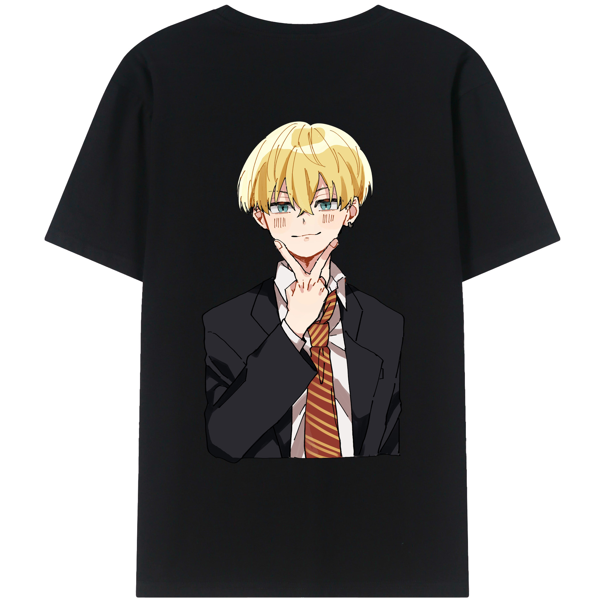 （画像用） 東京リベンジャーズ Tokyo Revengers 綿100％ メンズ半袖Tシャツ（バックプリント） 通気性