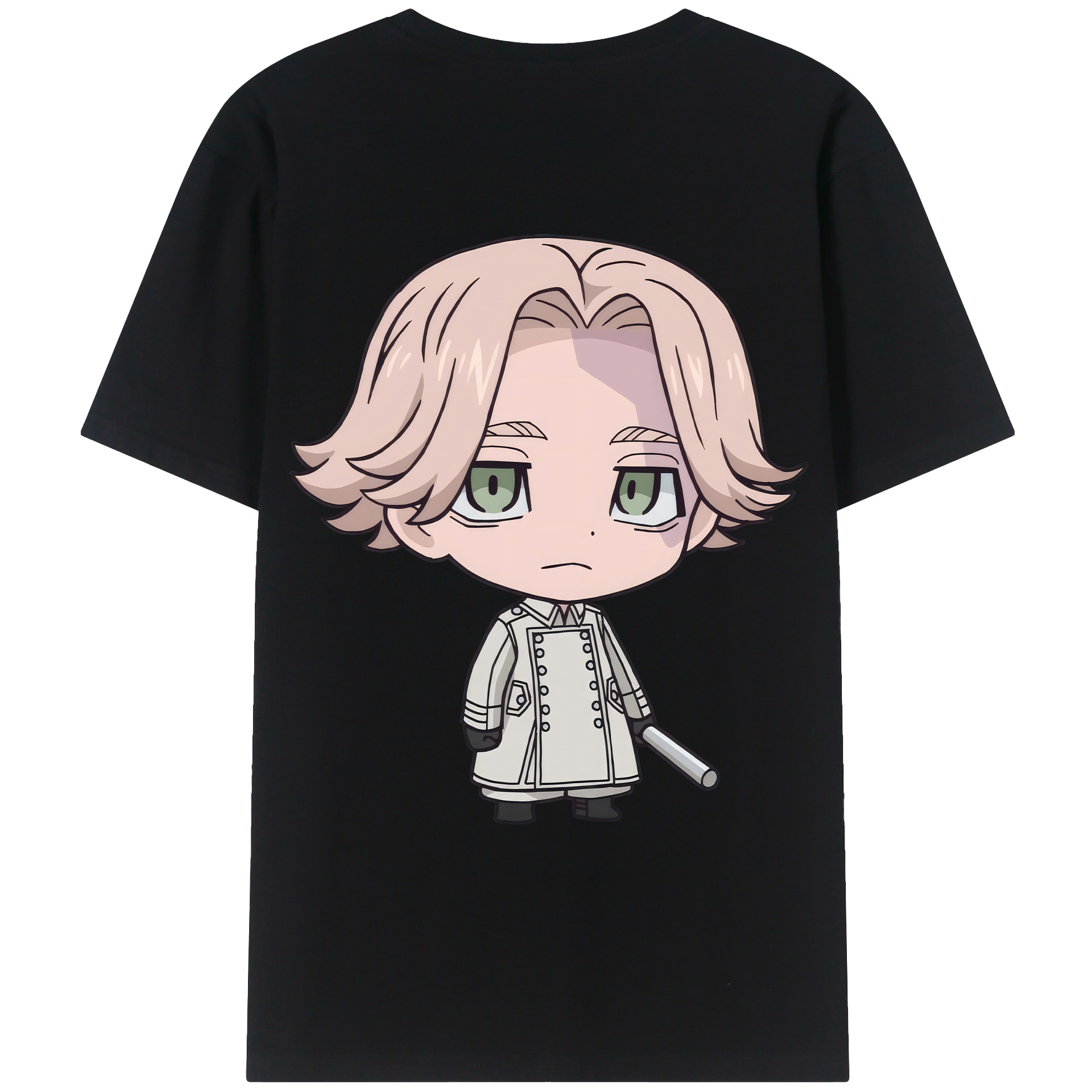 （画像用） 東京リベンジャーズ Tokyo Revengers 綿100％ メンズ半袖Tシャツ（バックプリント） 通気性