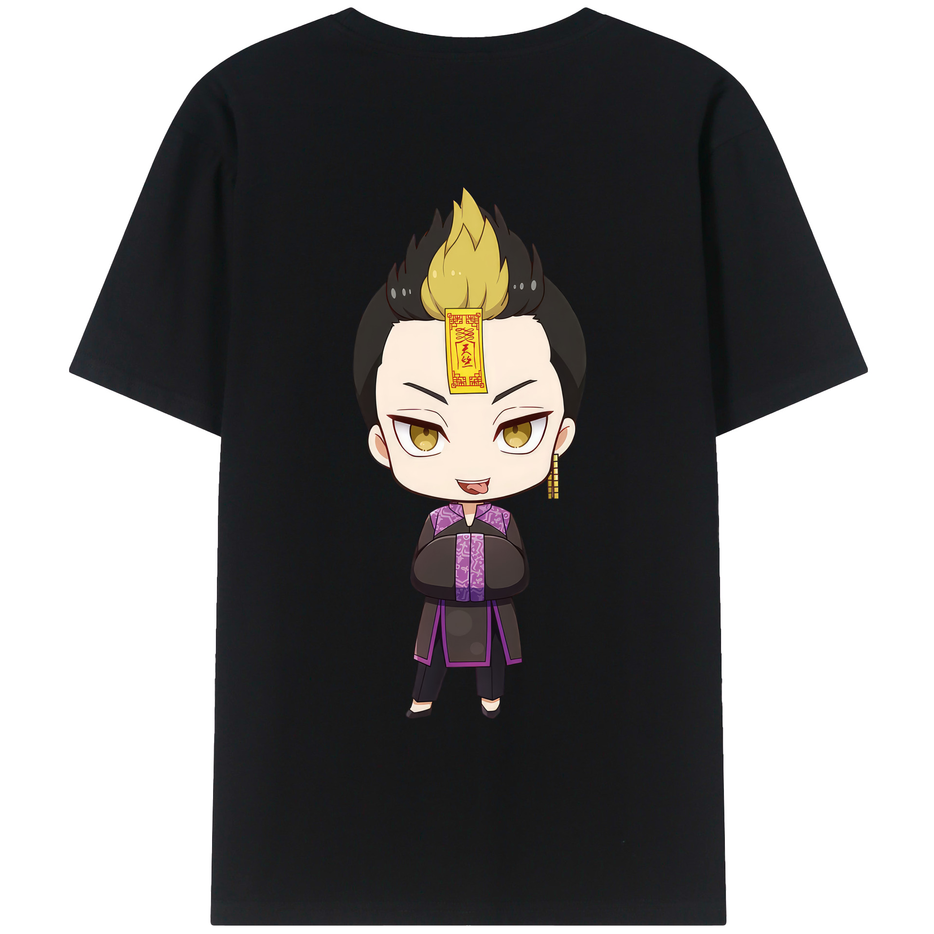 （画像用） 東京リベンジャーズ Tokyo Revengers 綿100％ メンズ半袖Tシャツ（バックプリント） 通気性