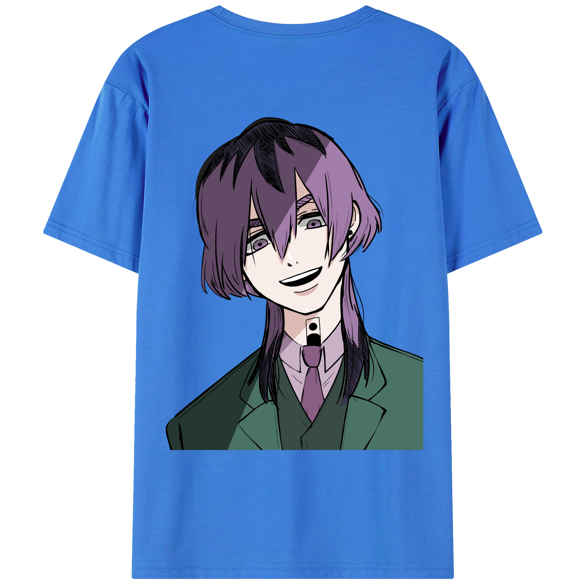 （画像用） 東京リベンジャーズ Tokyo Revengers 綿100％ メンズ半袖Tシャツ（バックプリント） 通気性