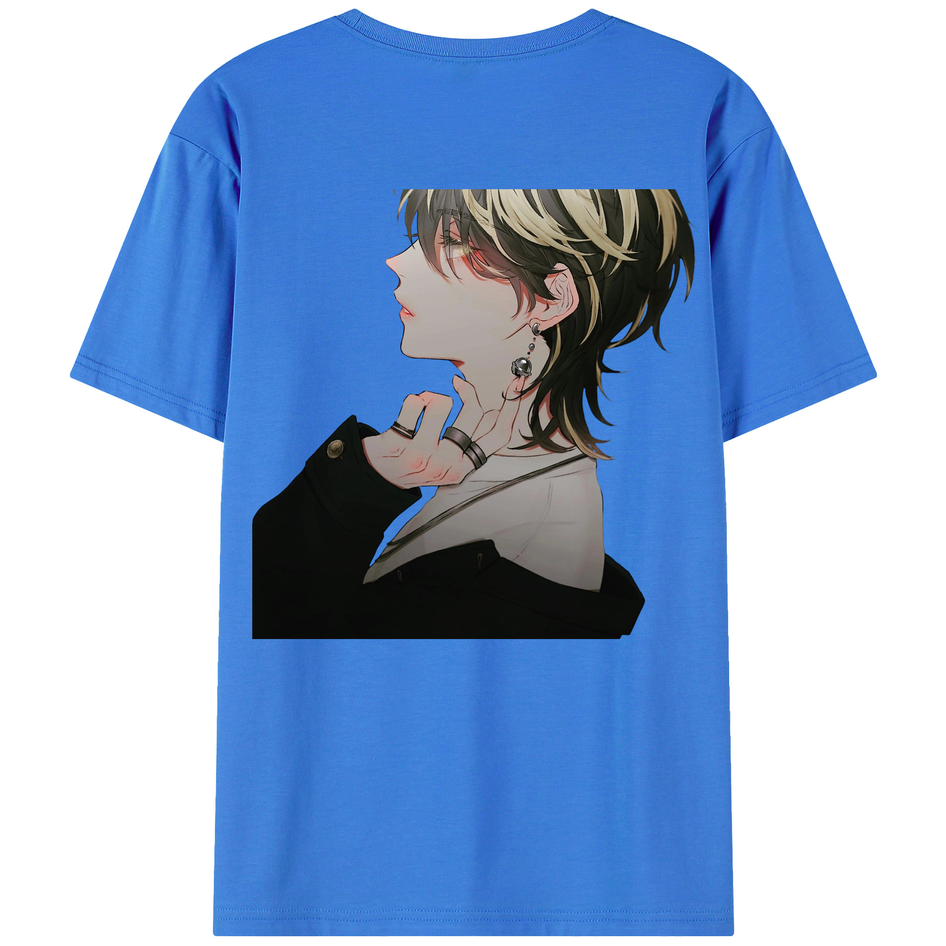 （画像用） 東京リベンジャーズ Tokyo Revengers 綿100％ メンズ半袖Tシャツ（バックプリント） 通気性