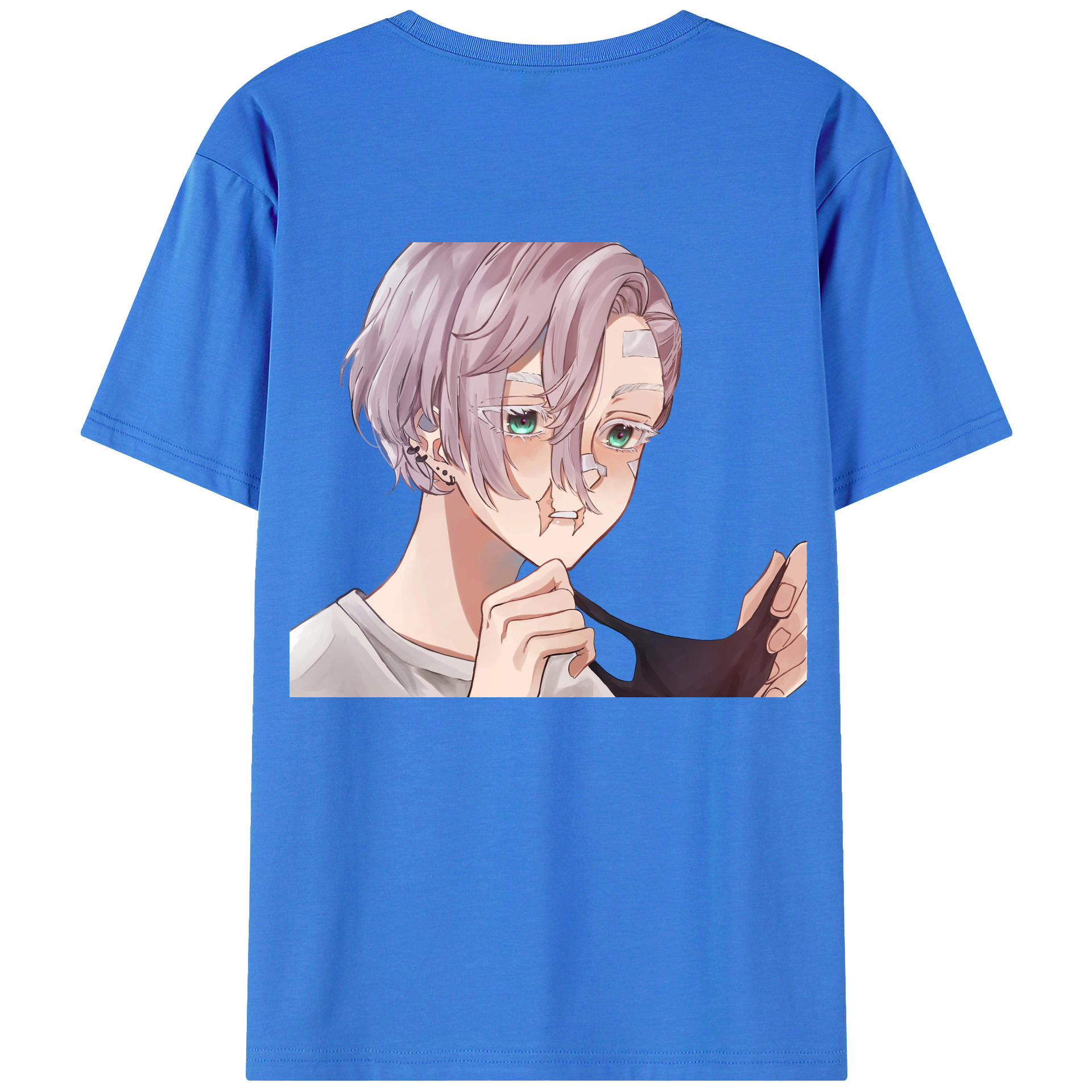（画像用） 東京リベンジャーズ Tokyo Revengers 綿100％ メンズ半袖Tシャツ（バックプリント） 通気性