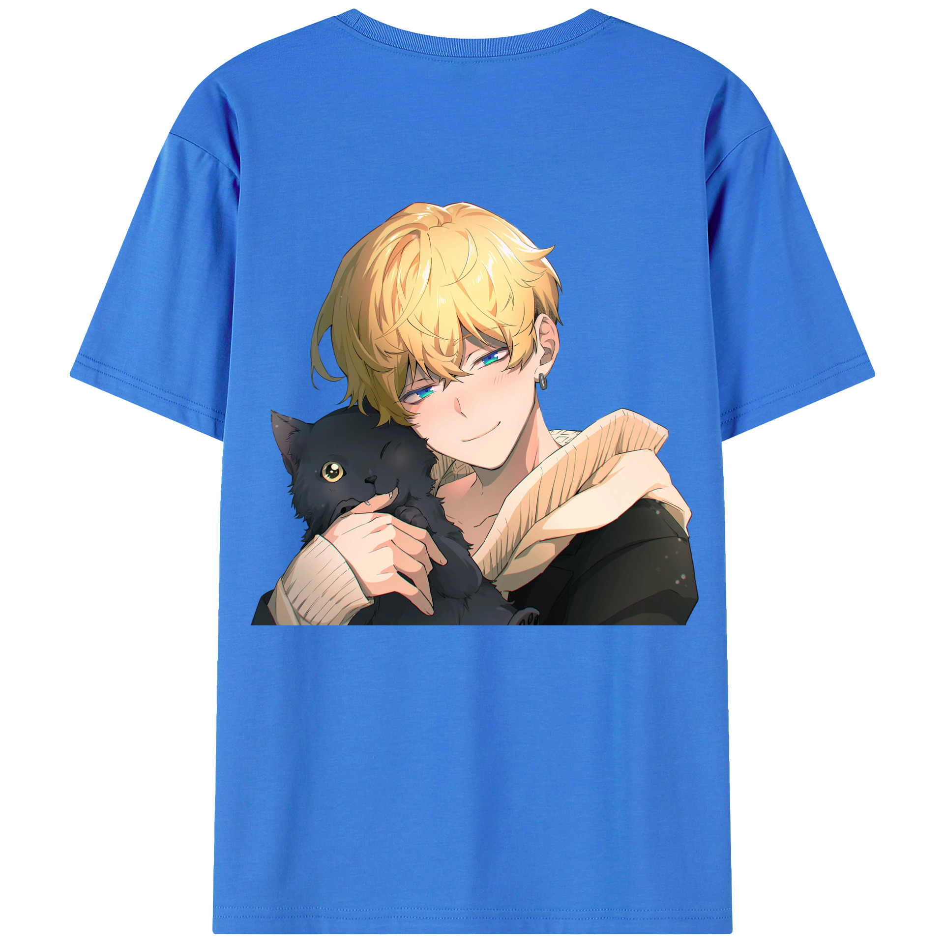 （画像用） 東京リベンジャーズ Tokyo Revengers 綿100％ メンズ半袖Tシャツ（バックプリント） 通気性