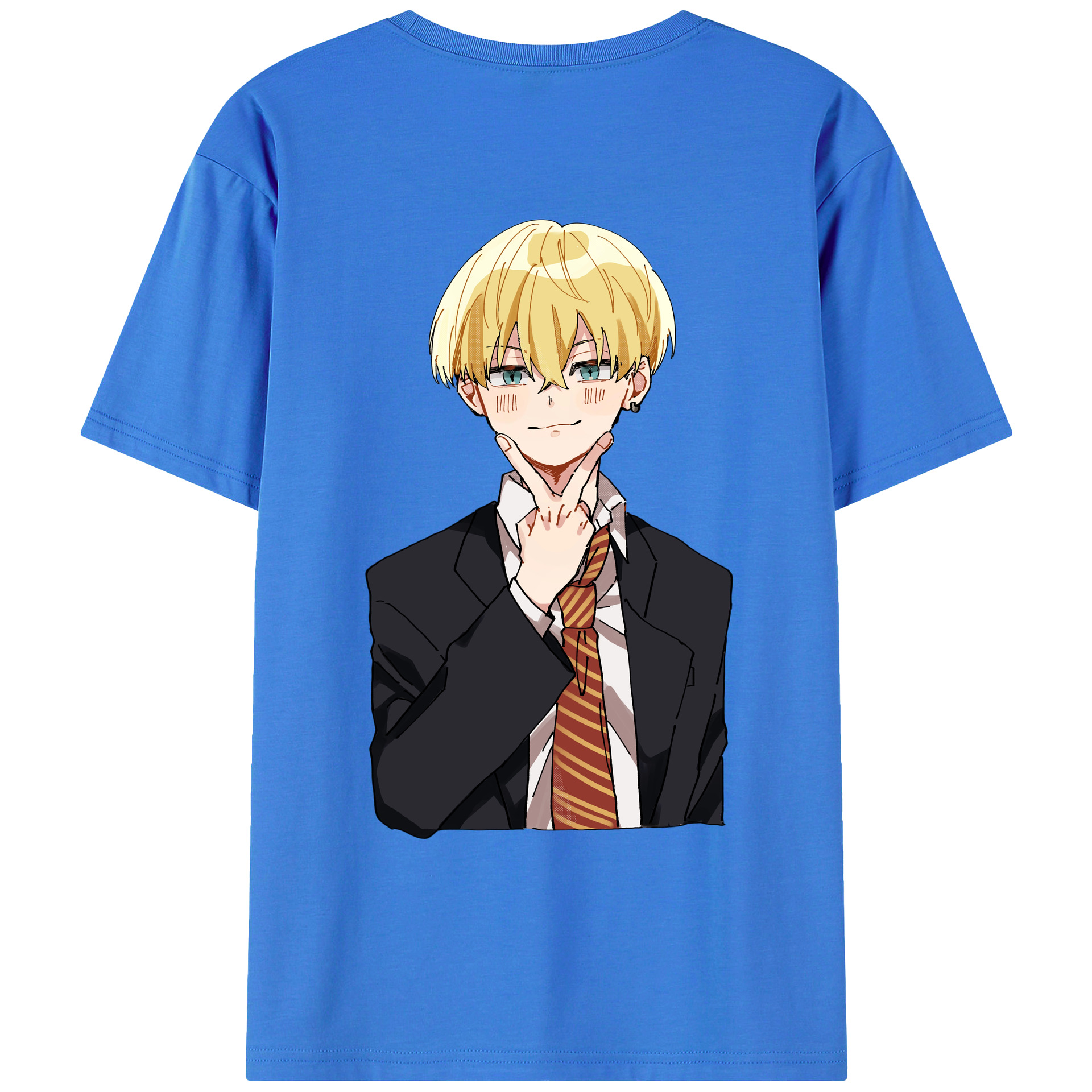 （画像用） 東京リベンジャーズ Tokyo Revengers 綿100％ メンズ半袖Tシャツ（バックプリント） 通気性