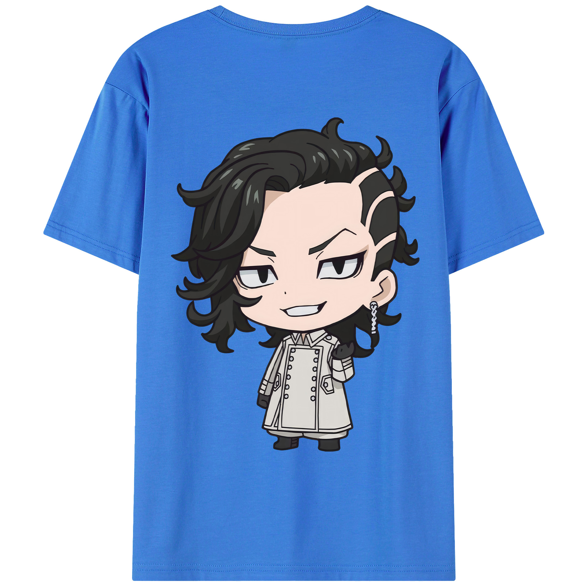 （画像用） 東京リベンジャーズ Tokyo Revengers 綿100％ メンズ半袖Tシャツ（バックプリント） 通気性