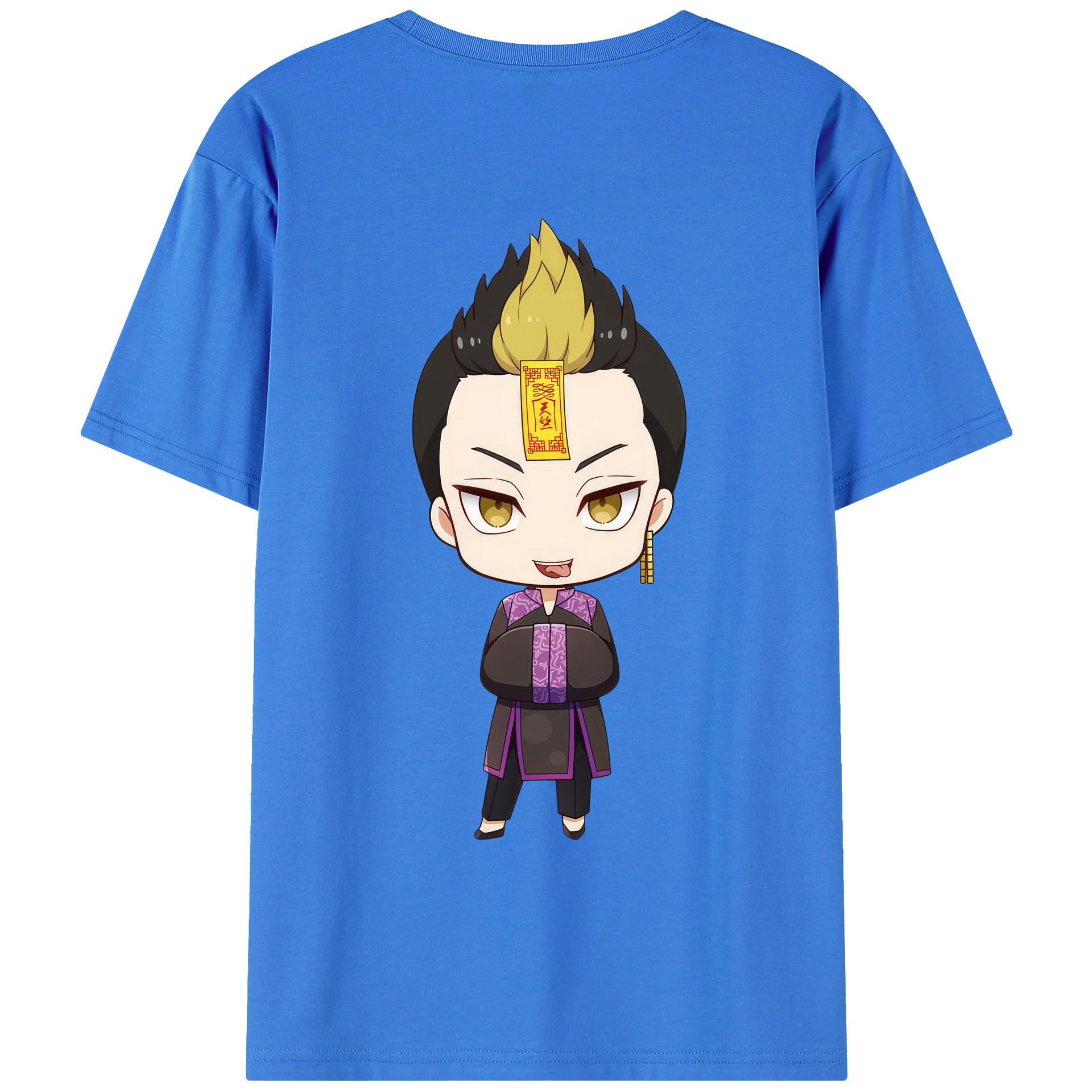 （画像用） 東京リベンジャーズ Tokyo Revengers 綿100％ メンズ半袖Tシャツ（バックプリント） 通気性