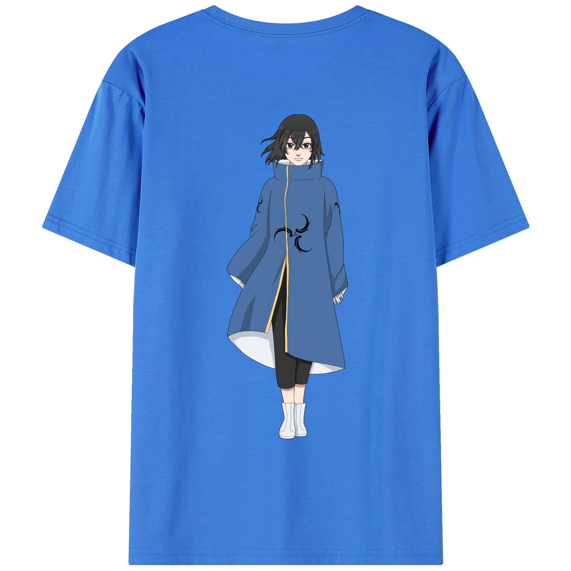 （画像用） 東京リベンジャーズ Tokyo Revengers 綿100％ メンズ半袖Tシャツ（バックプリント） 通気性