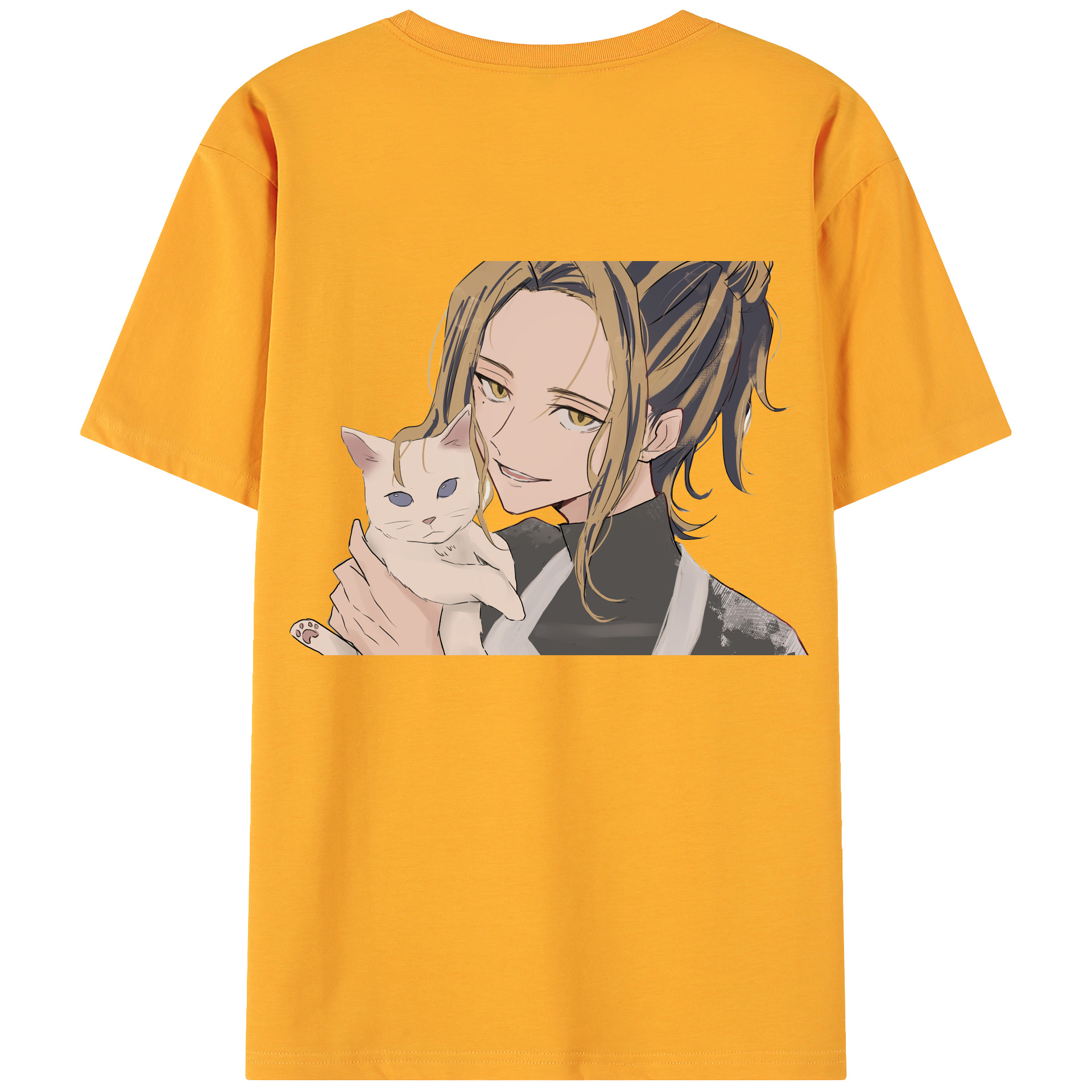 （画像用） 東京リベンジャーズ Tokyo Revengers 綿100％ メンズ半袖Tシャツ（バックプリント） 通気性