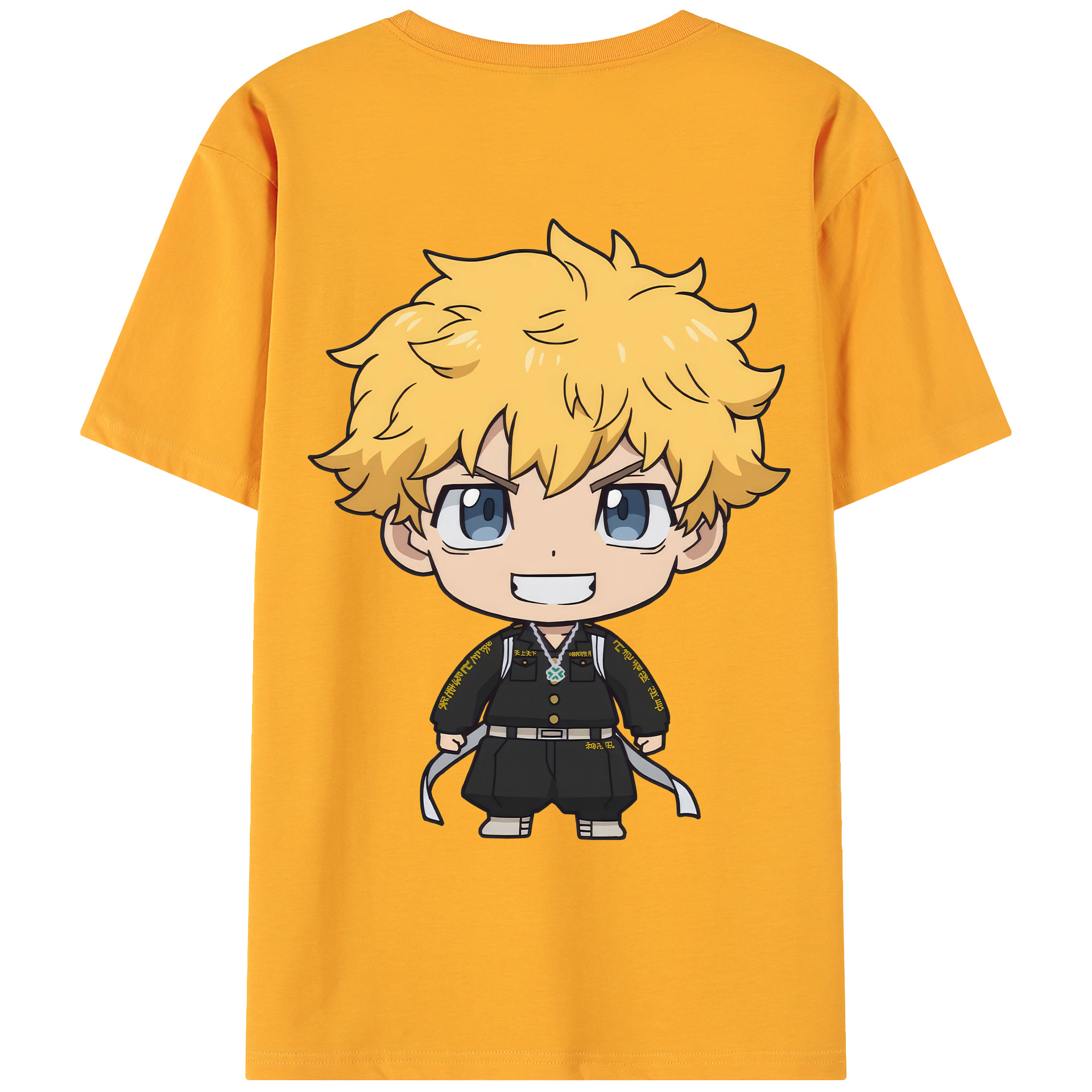 （画像用） 東京リベンジャーズ Tokyo Revengers 綿100％ メンズ半袖Tシャツ（バックプリント） 通気性