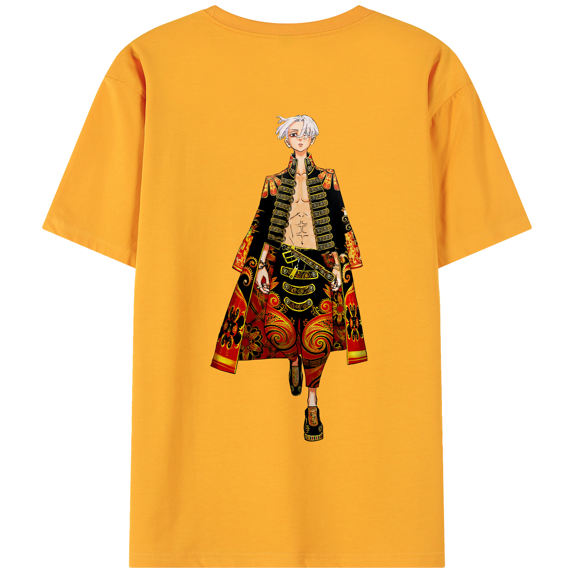 （画像用） 東京リベンジャーズ Tokyo Revengers 綿100％ メンズ半袖Tシャツ（バックプリント） 通気性
