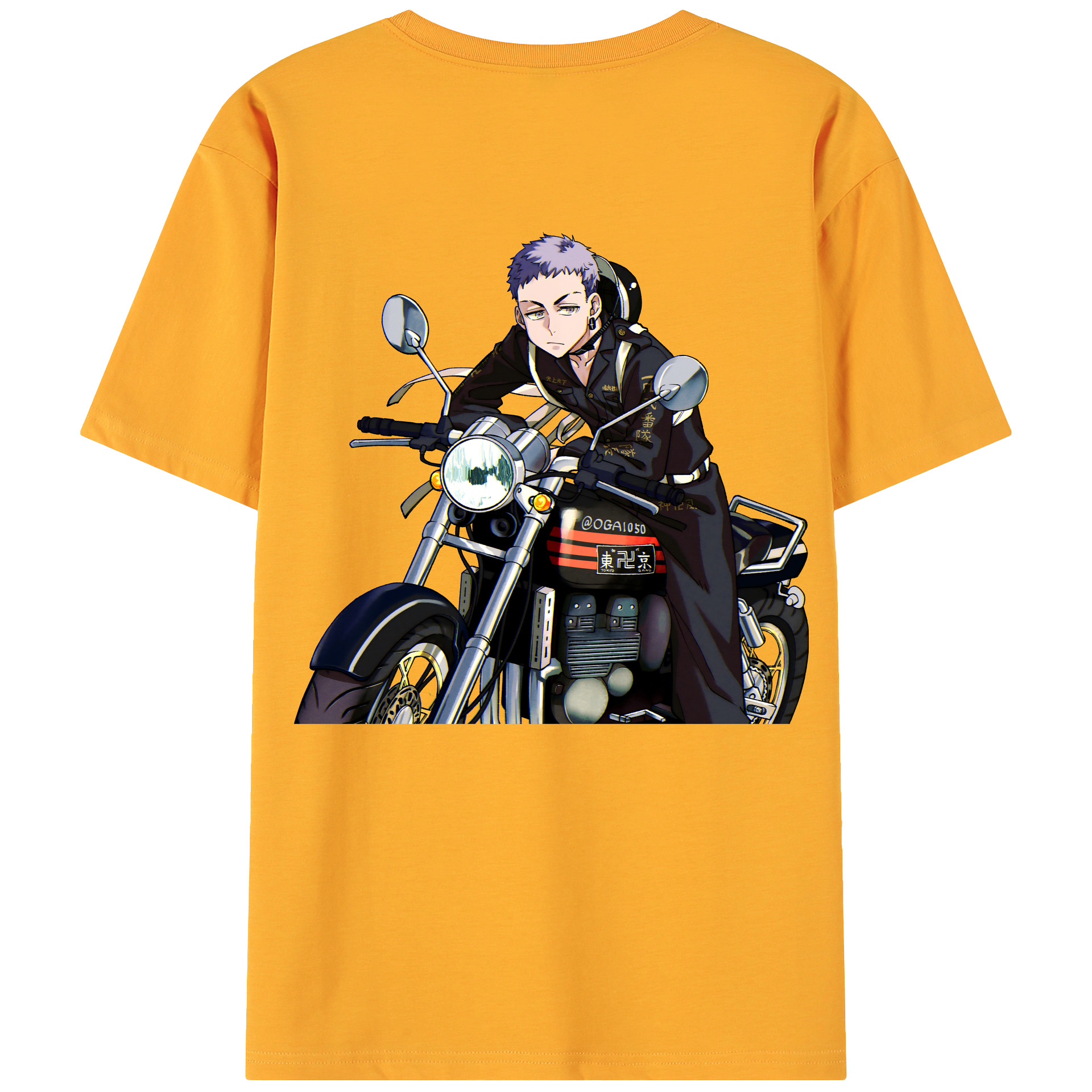 （画像用） 東京リベンジャーズ Tokyo Revengers 綿100％ メンズ半袖Tシャツ（バックプリント） 通気性