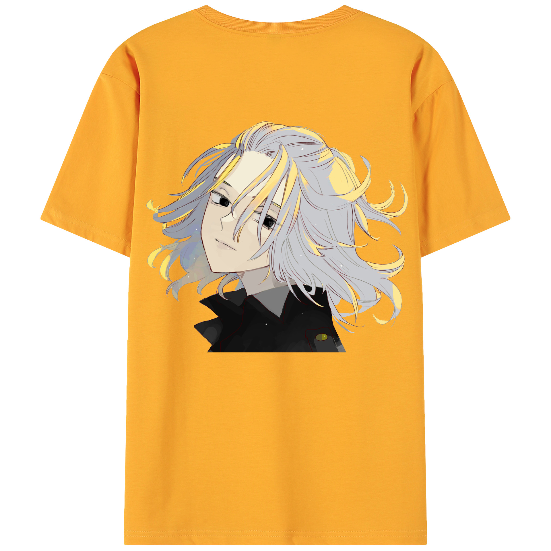 （画像用） 東京リベンジャーズ Tokyo Revengers 綿100％ メンズ半袖Tシャツ（バックプリント） 通気性
