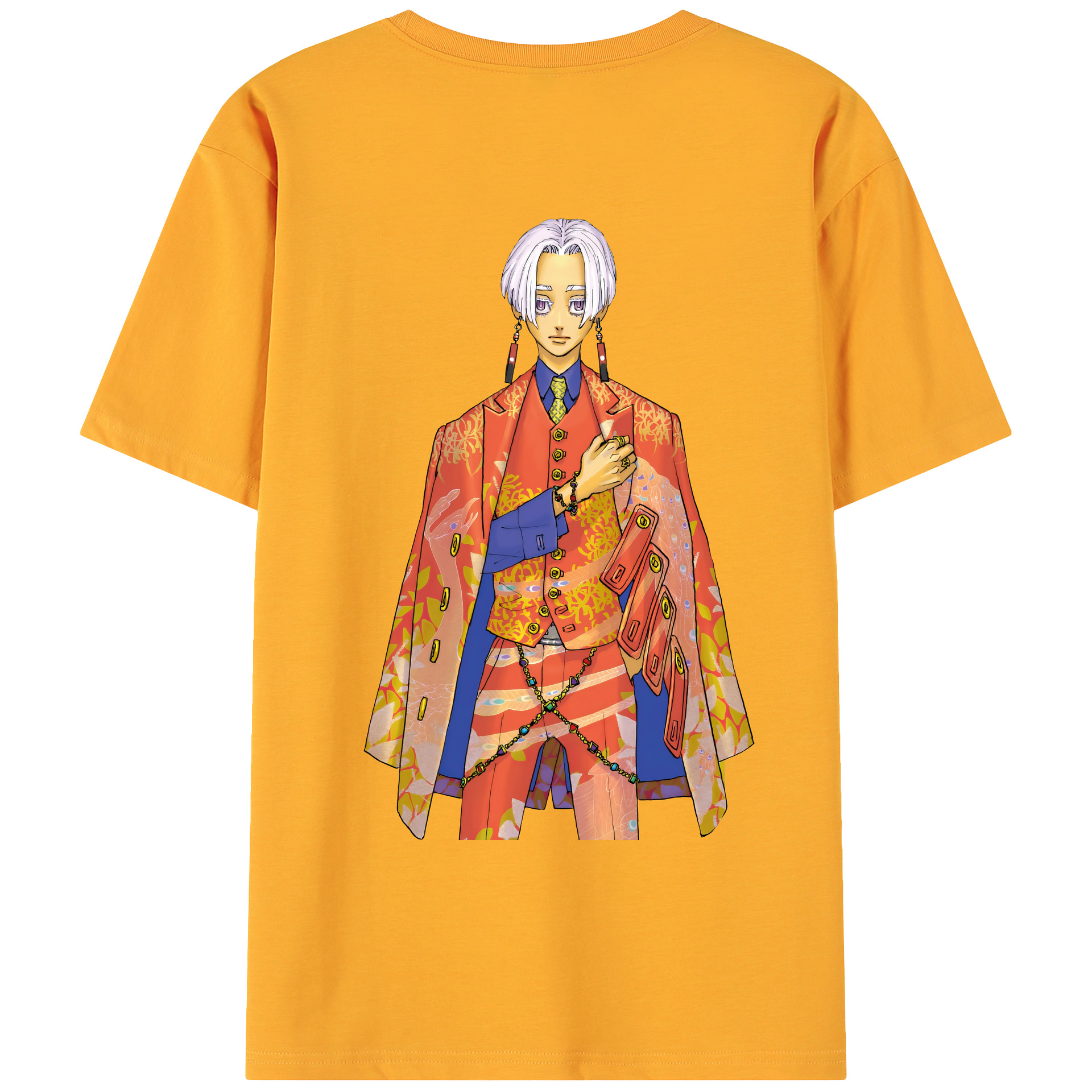 （画像用） 東京リベンジャーズ Tokyo Revengers 綿100％ メンズ半袖Tシャツ（バックプリント） 通気性