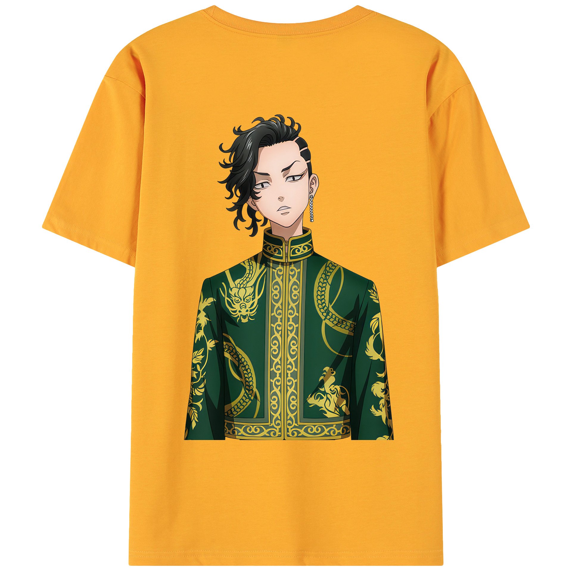（画像用） 東京リベンジャーズ Tokyo Revengers 綿100％ メンズ半袖Tシャツ（バックプリント） 通気性