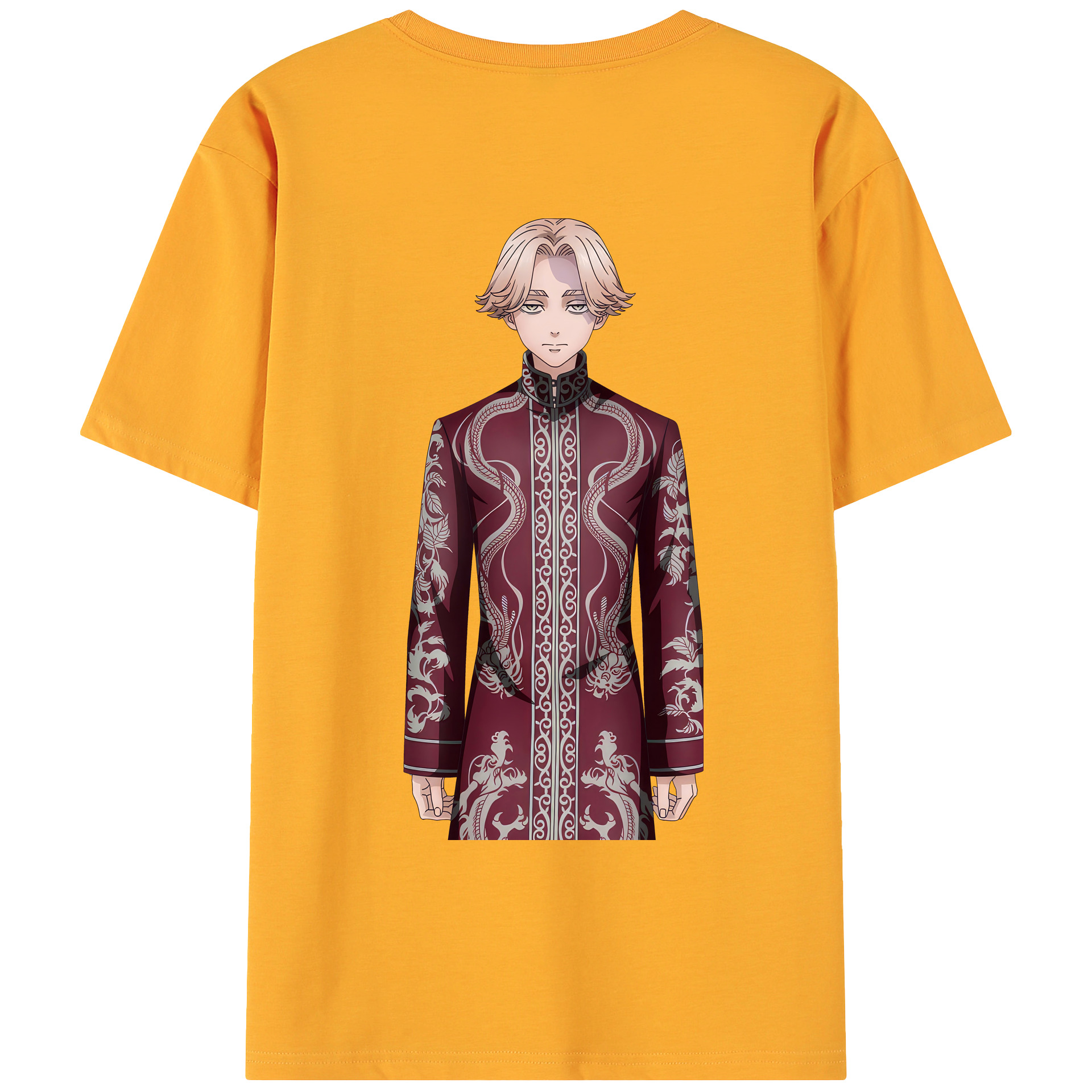 （画像用） 東京リベンジャーズ Tokyo Revengers 綿100％ メンズ半袖Tシャツ（バックプリント） 通気性