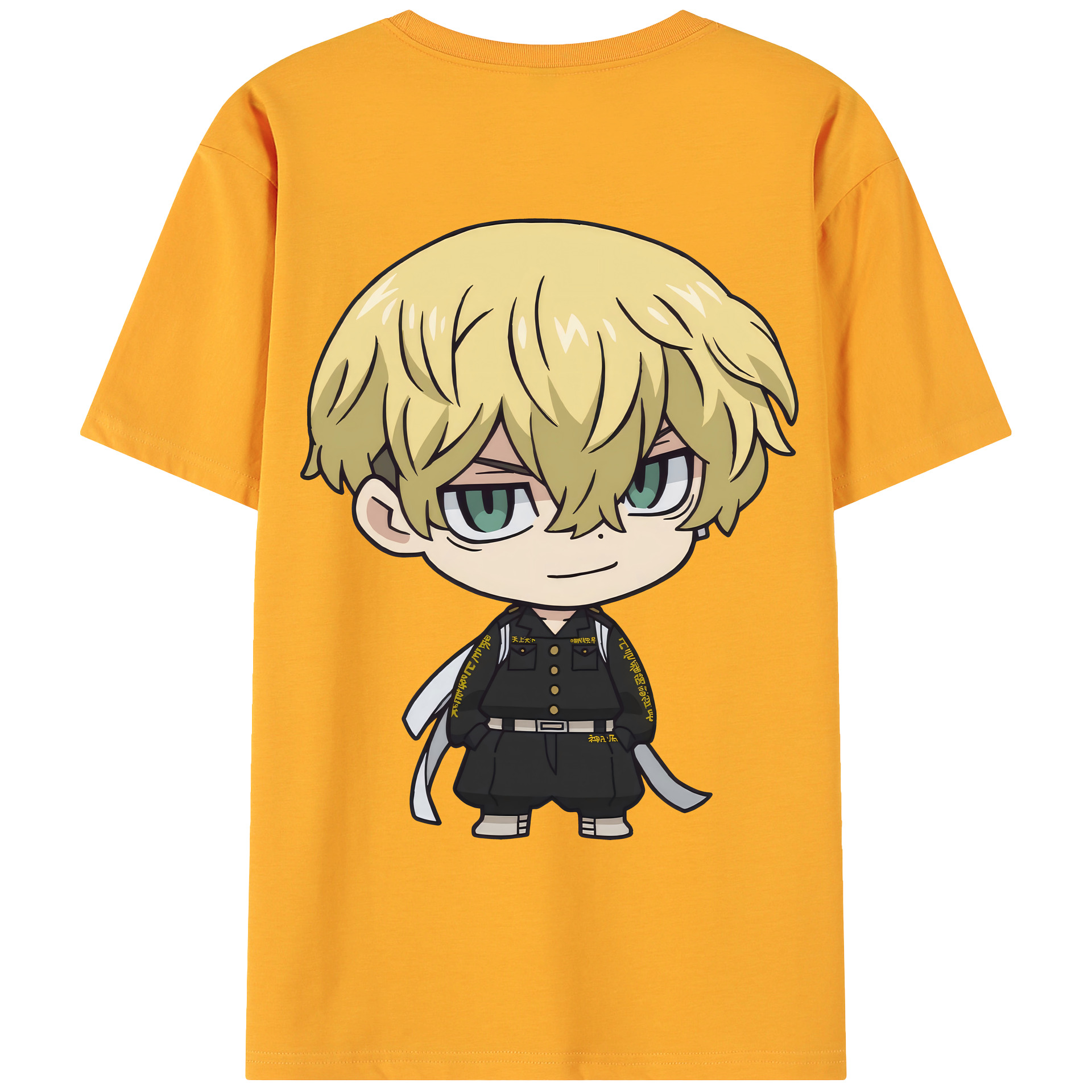 （画像用） 東京リベンジャーズ Tokyo Revengers 綿100％ メンズ半袖Tシャツ（バックプリント） 通気性