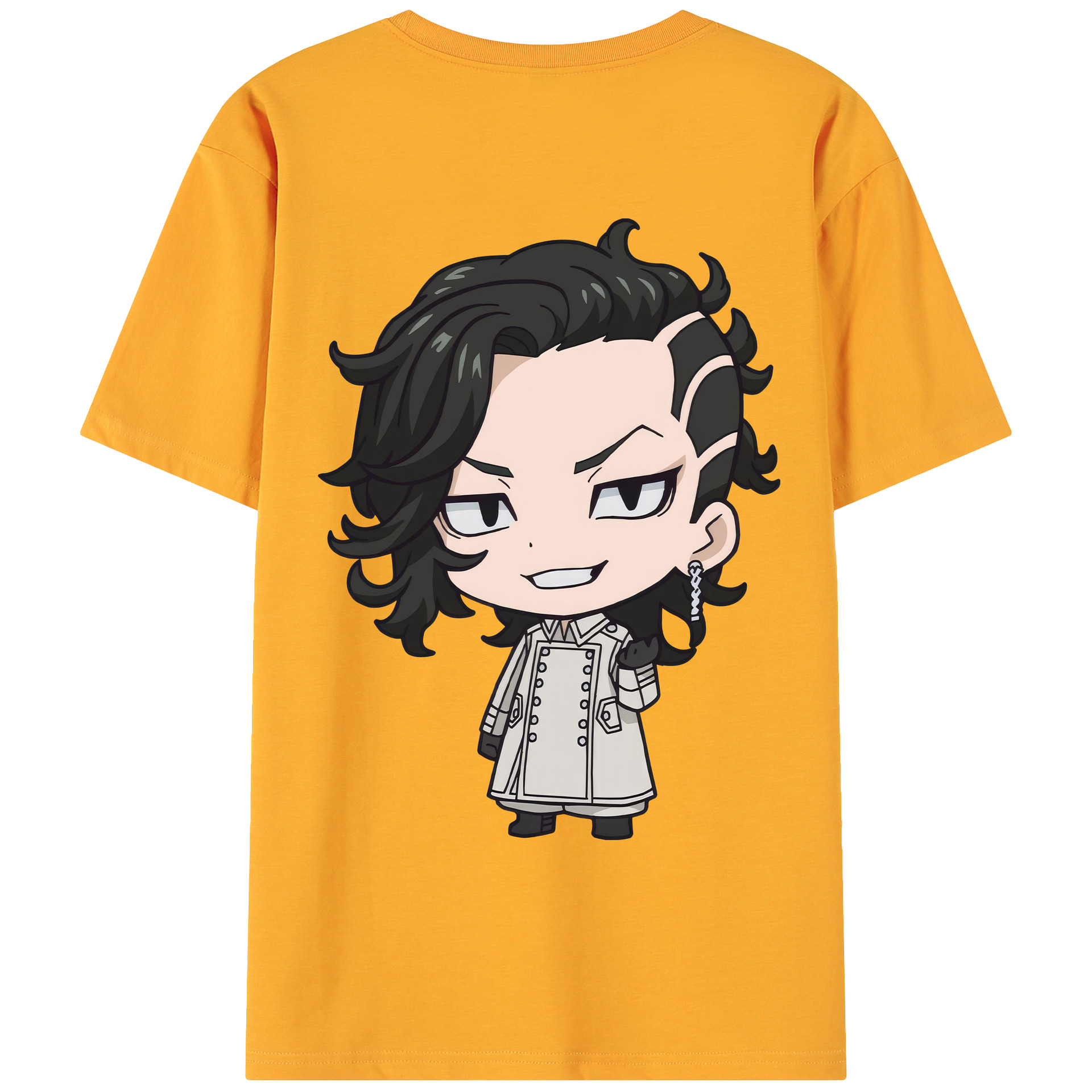 （画像用） 東京リベンジャーズ Tokyo Revengers 綿100％ メンズ半袖Tシャツ（バックプリント） 通気性