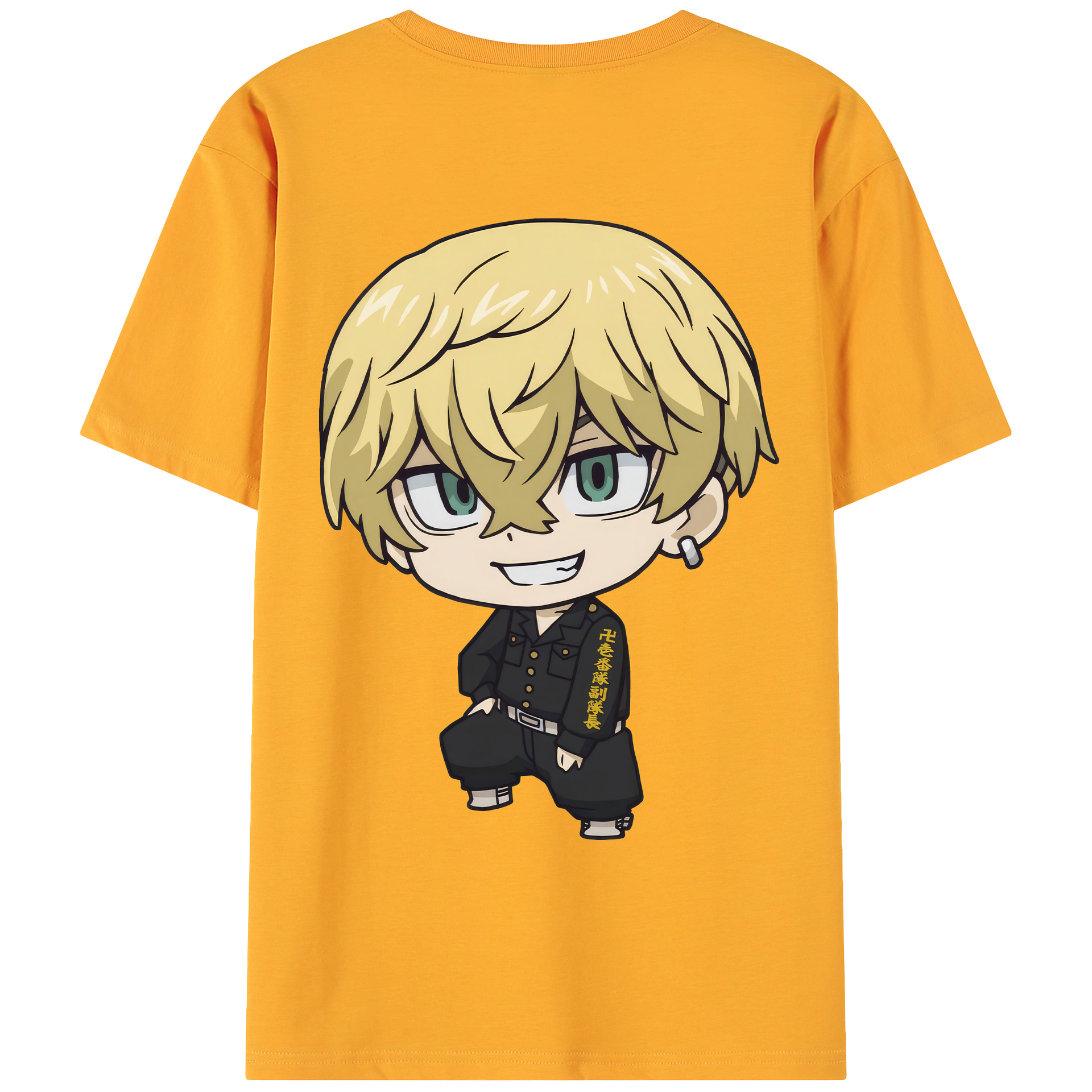 （画像用） 東京リベンジャーズ Tokyo Revengers 綿100％ メンズ半袖Tシャツ（バックプリント） 通気性