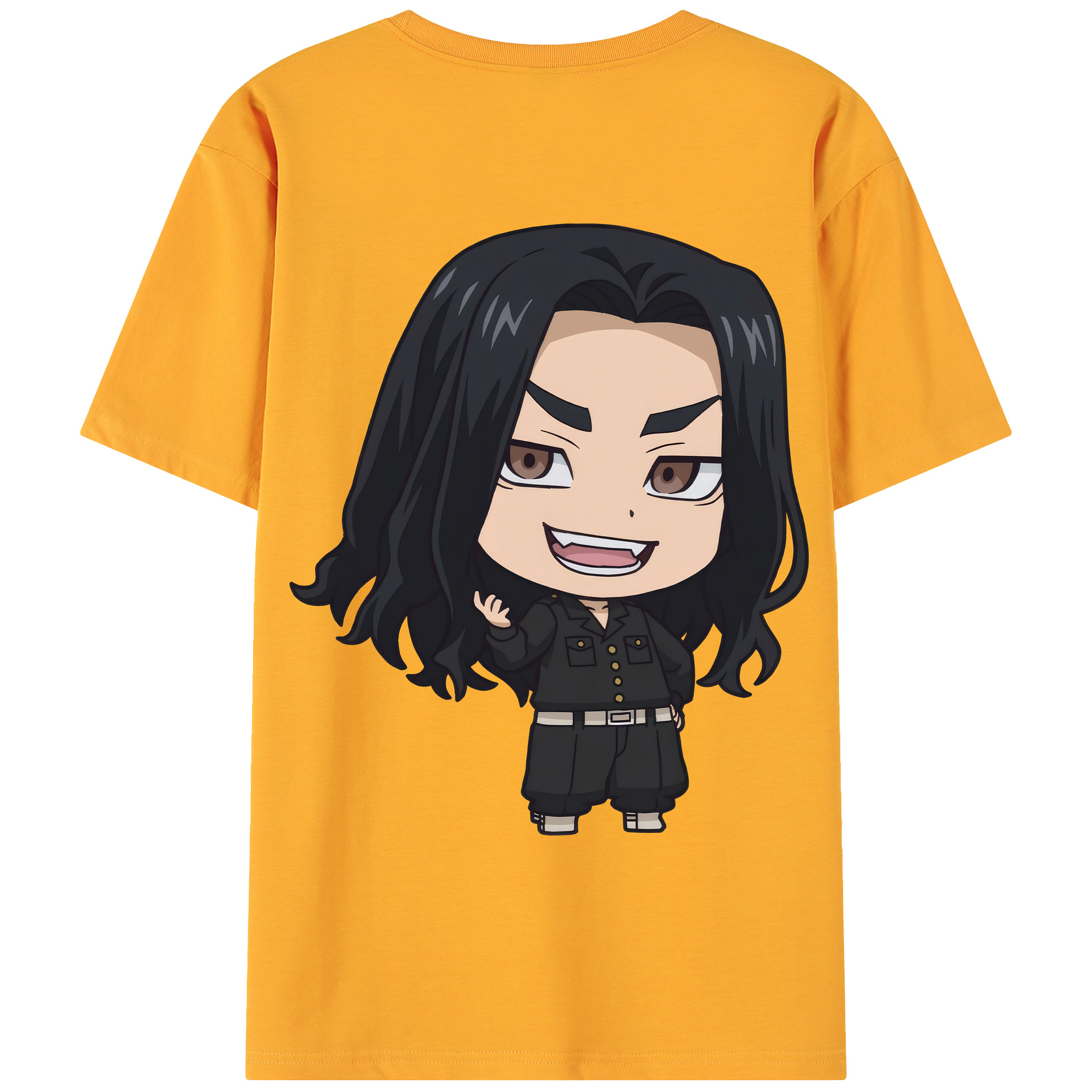 （画像用） 東京リベンジャーズ Tokyo Revengers 綿100％ メンズ半袖Tシャツ（バックプリント） 通気性