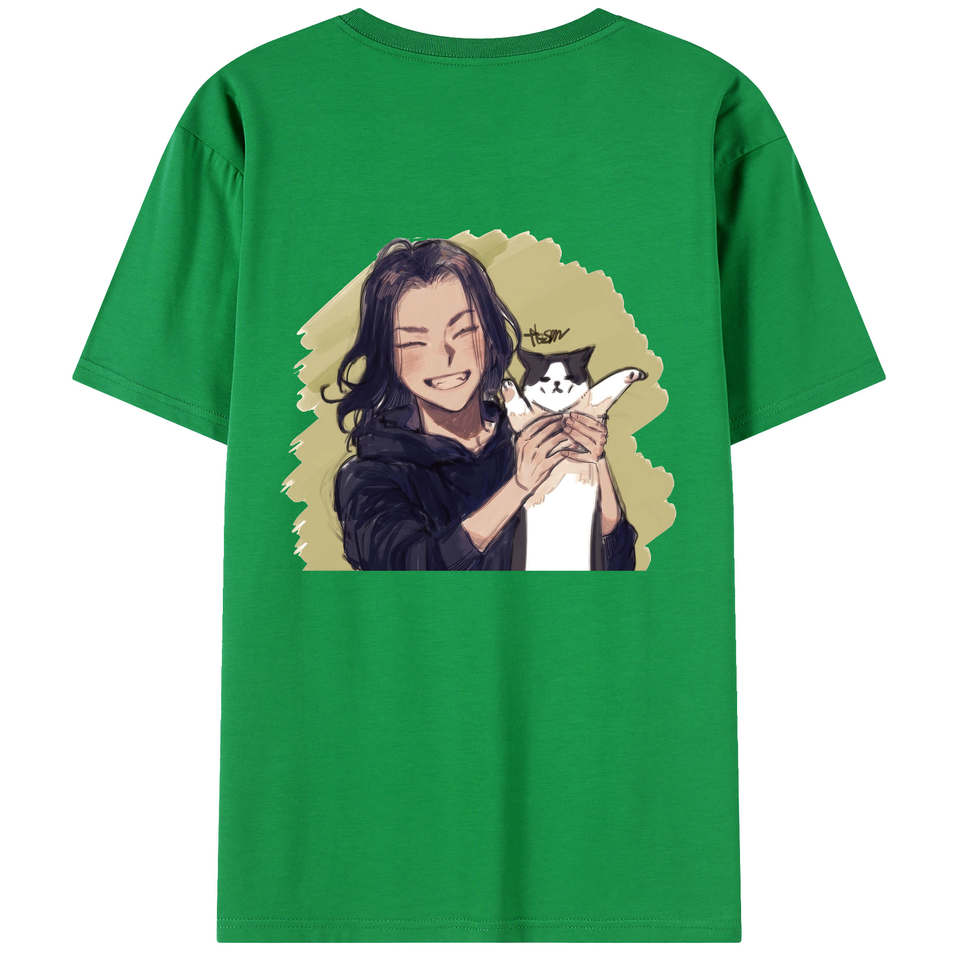 （画像用） 東京リベンジャーズ Tokyo Revengers 綿100％ メンズ半袖Tシャツ（バックプリント） 通気性