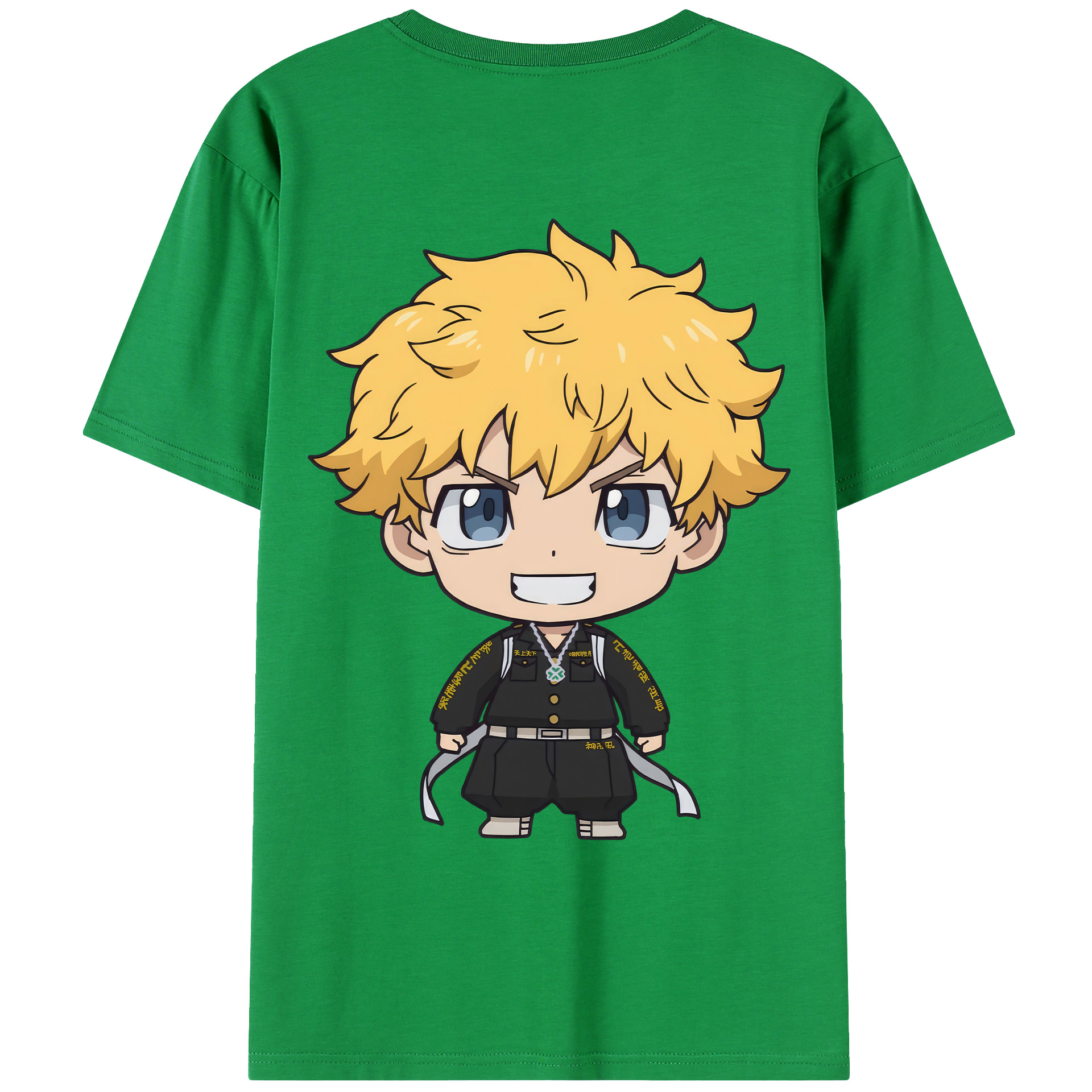 （画像用） 東京リベンジャーズ Tokyo Revengers 綿100％ メンズ半袖Tシャツ（バックプリント） 通気性