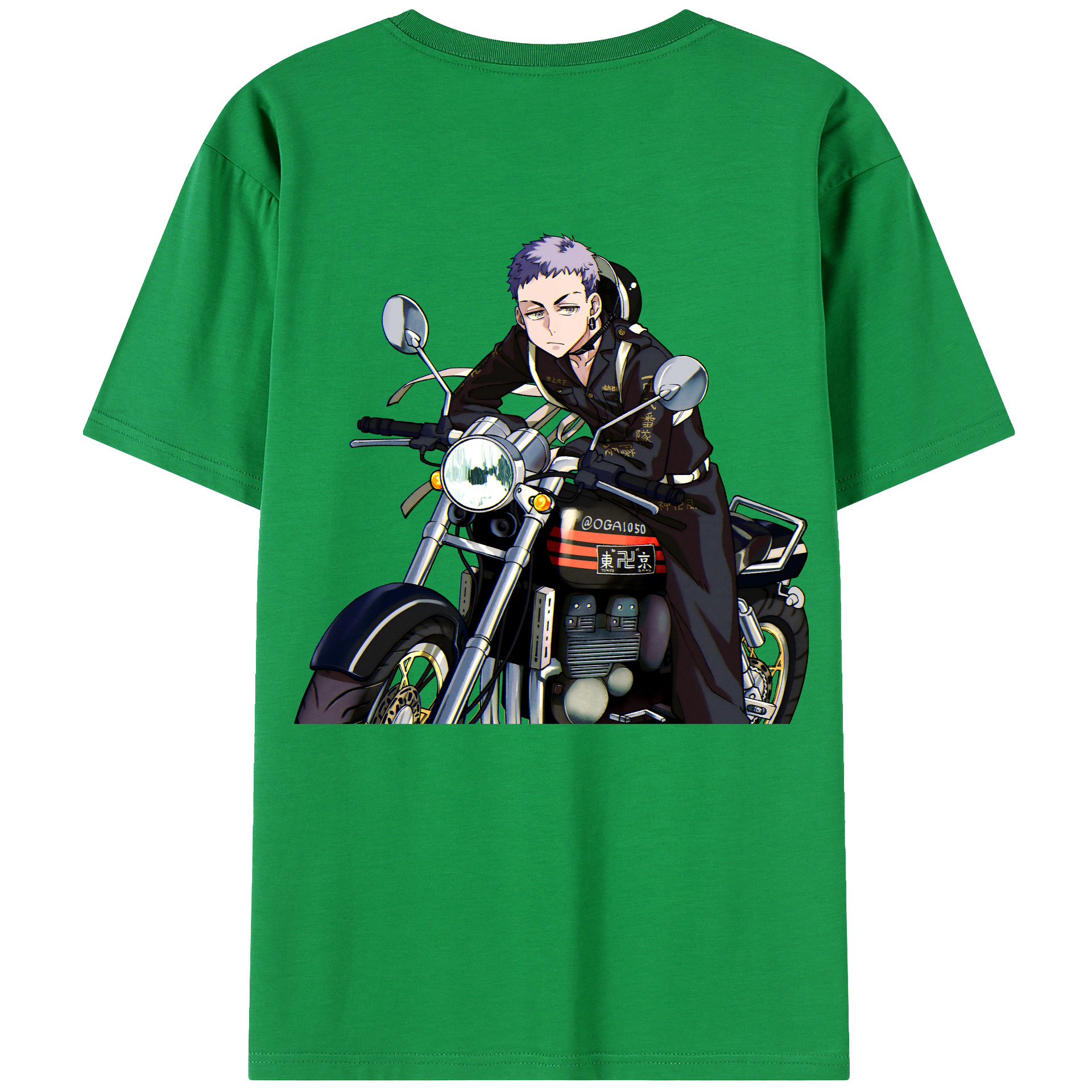 （画像用） 東京リベンジャーズ Tokyo Revengers 綿100％ メンズ半袖Tシャツ（バックプリント） 通気性