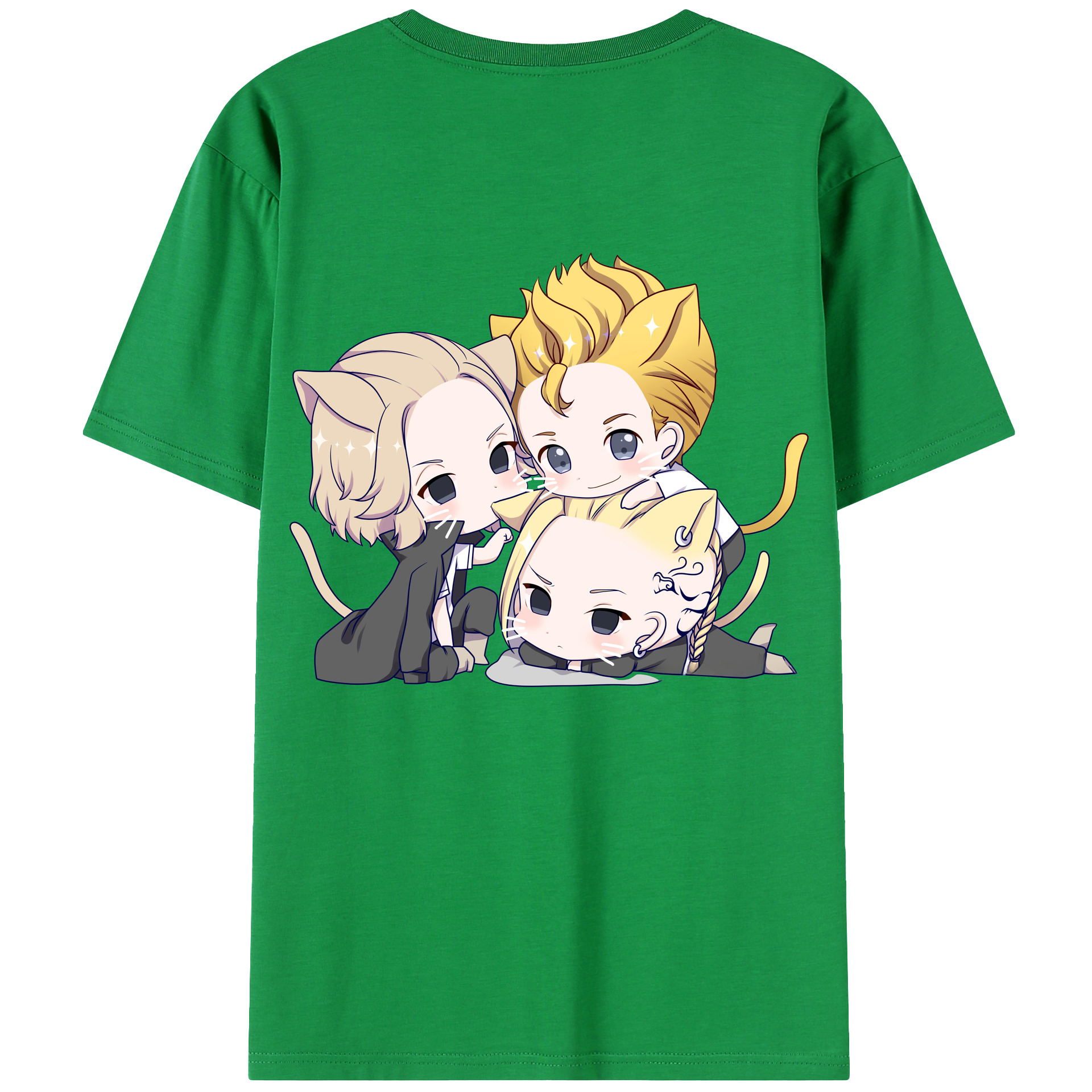 （画像用） 東京リベンジャーズ Tokyo Revengers 綿100％ メンズ半袖Tシャツ（バックプリント） 通気性