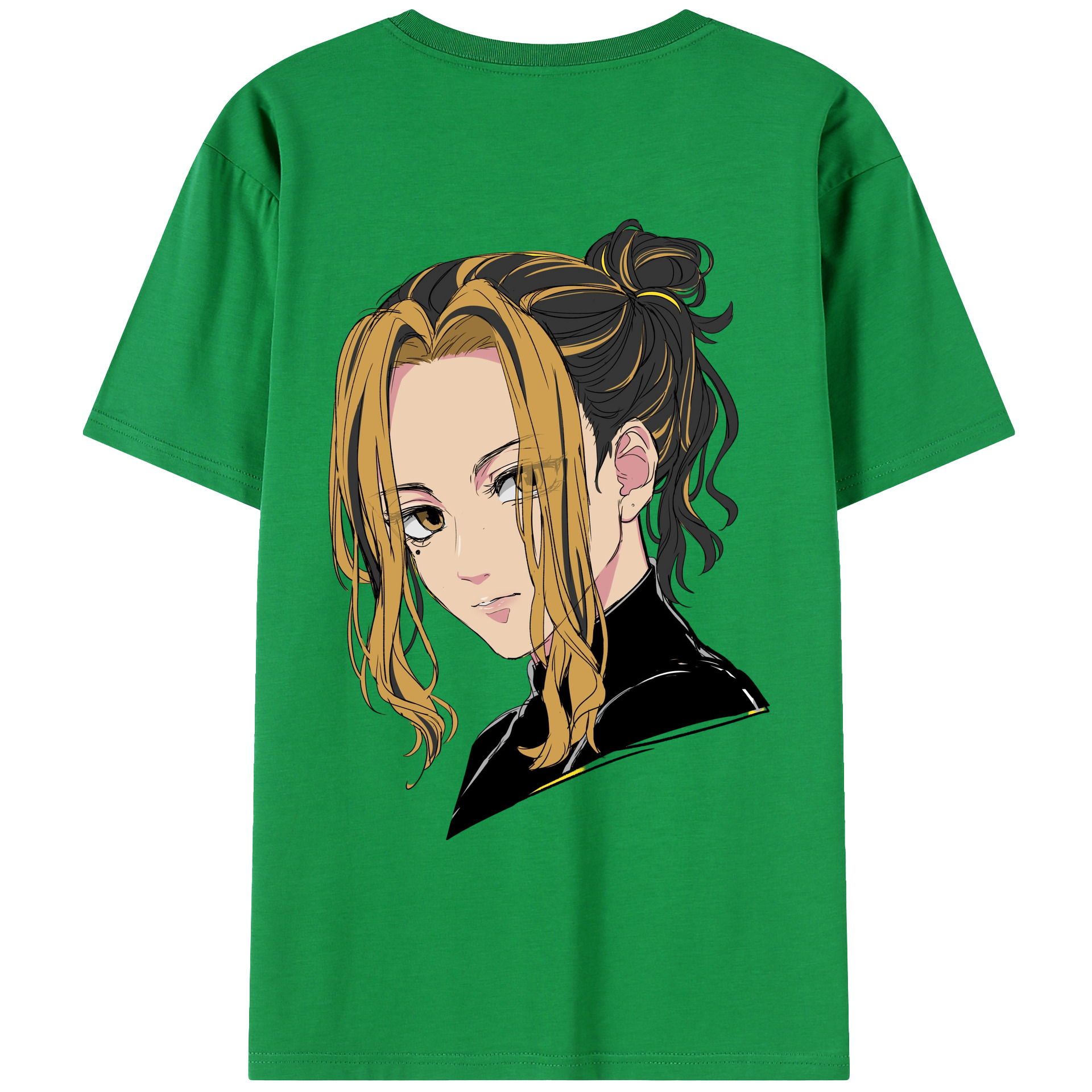 （画像用） 東京リベンジャーズ Tokyo Revengers 綿100％ メンズ半袖Tシャツ（バックプリント） 通気性