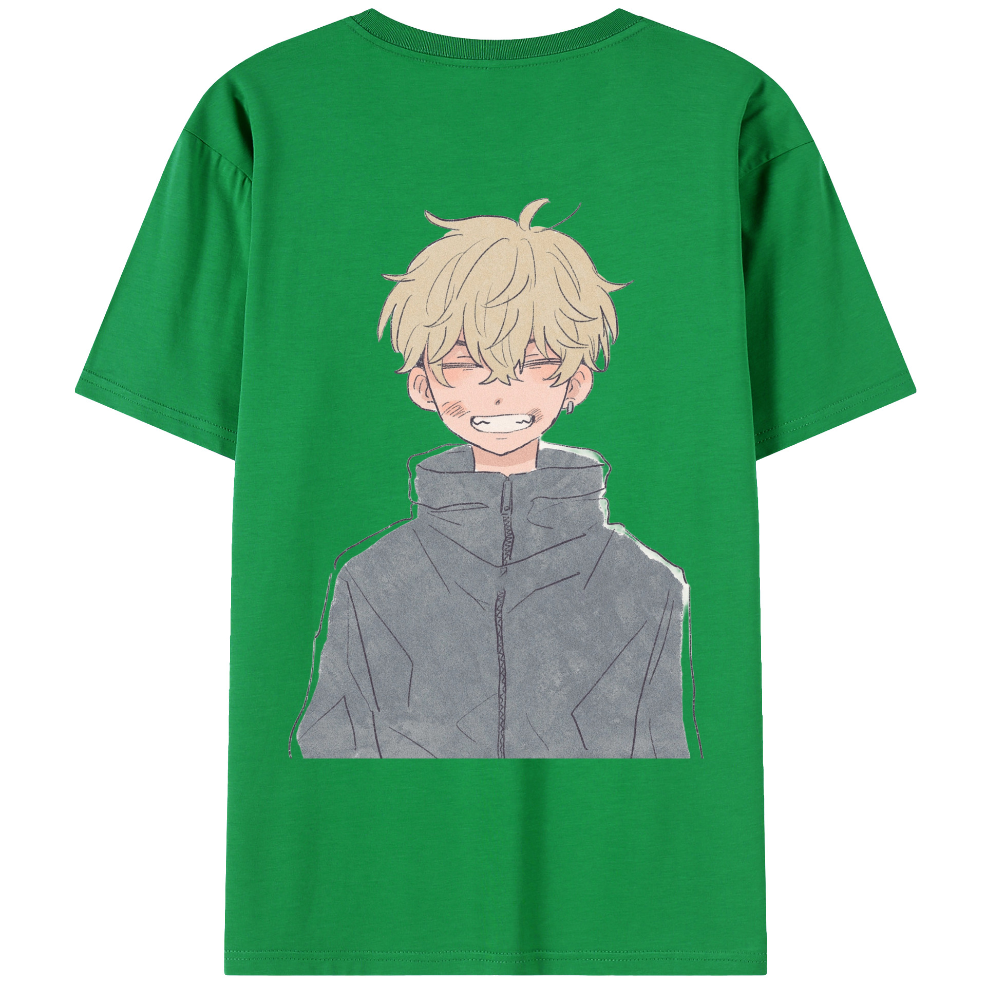 （画像用） 東京リベンジャーズ Tokyo Revengers 綿100％ メンズ半袖Tシャツ（バックプリント） 通気性